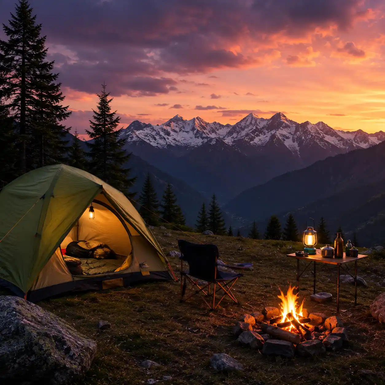 Camping Travel Experience