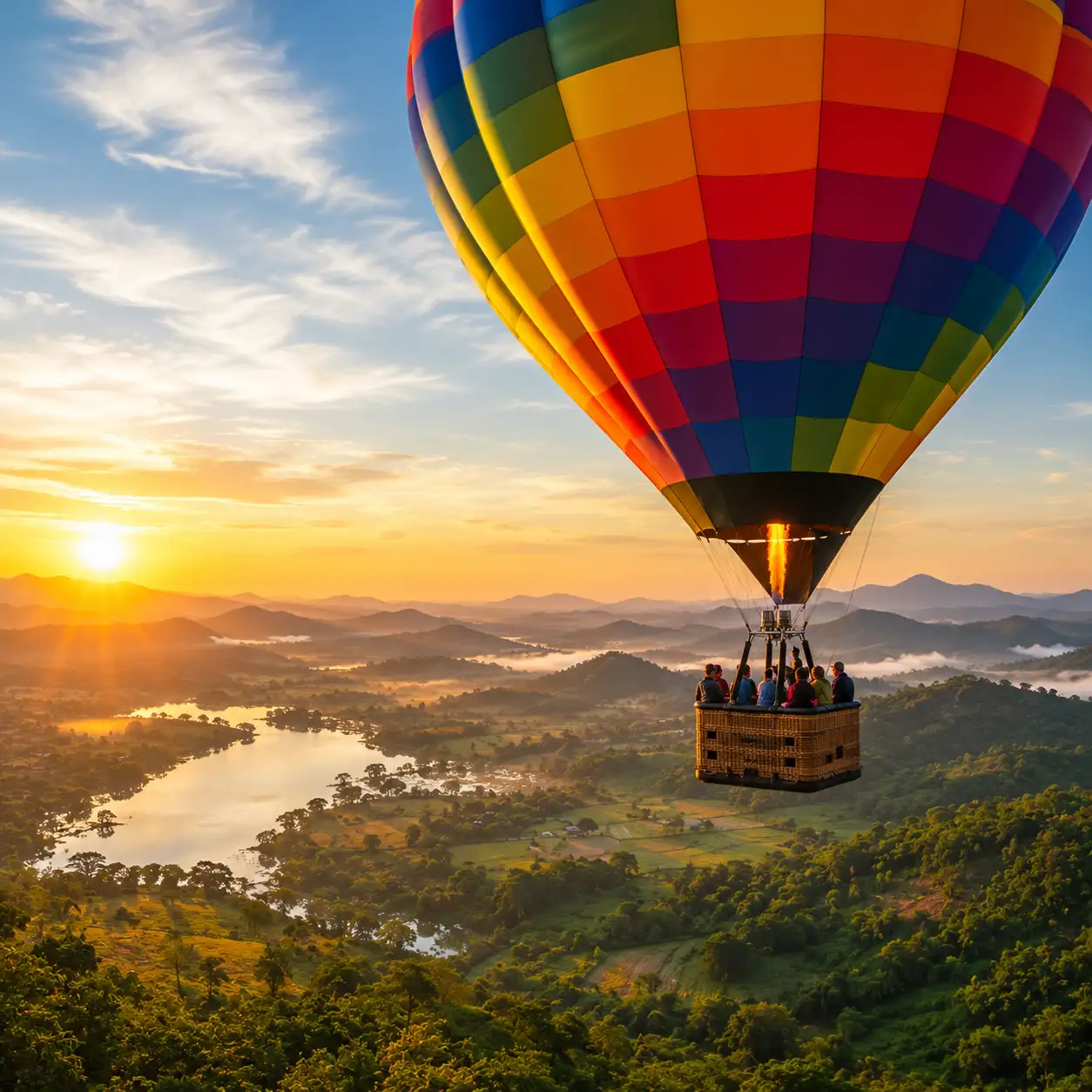 Hot Air Balloon Travel Experience