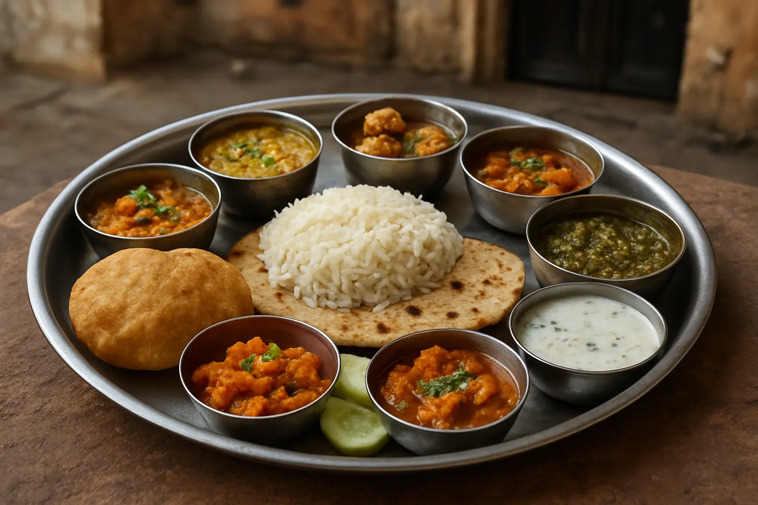 7. Rajasthani Thali - YahTrip Travel Guide