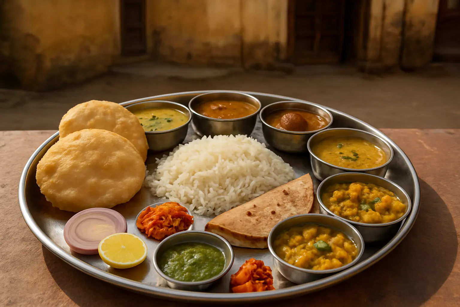 4. Rajasthani Thali - YahTrip Travel Guide