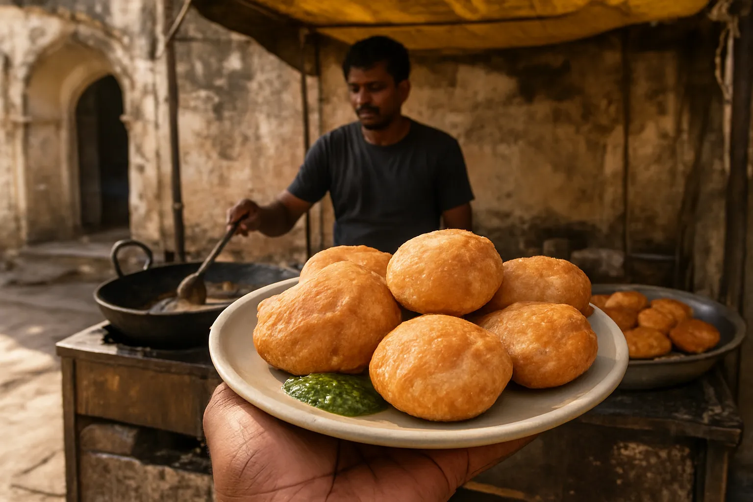 1. Pyaaz Kachori - YahTrip Travel Guide