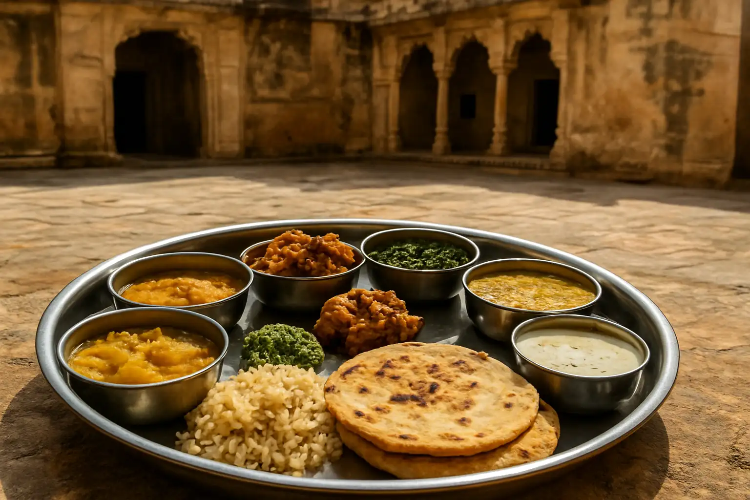 4. Rajasthani Thali - YahTrip Travel Guide