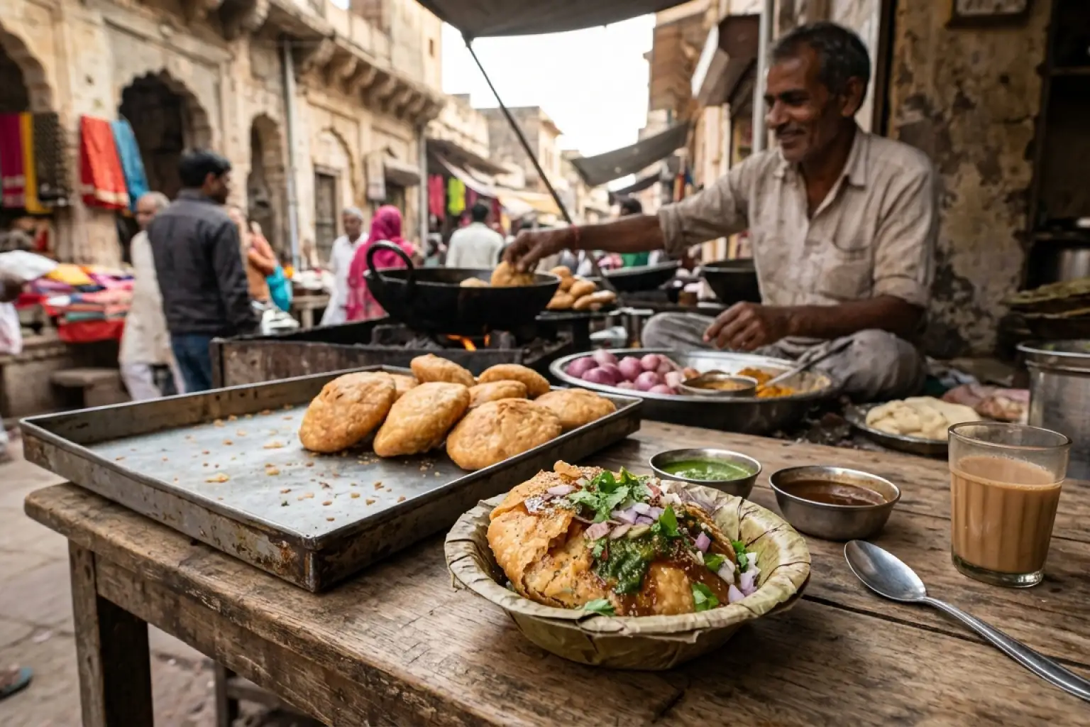 7. Pyaaz Kachori - YahTrip Travel Guide