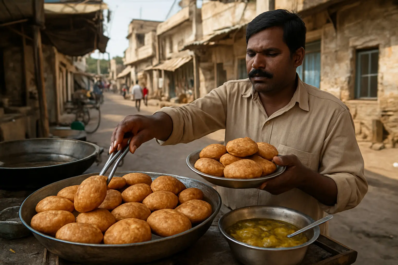 1. Kachori - YahTrip Travel Guide