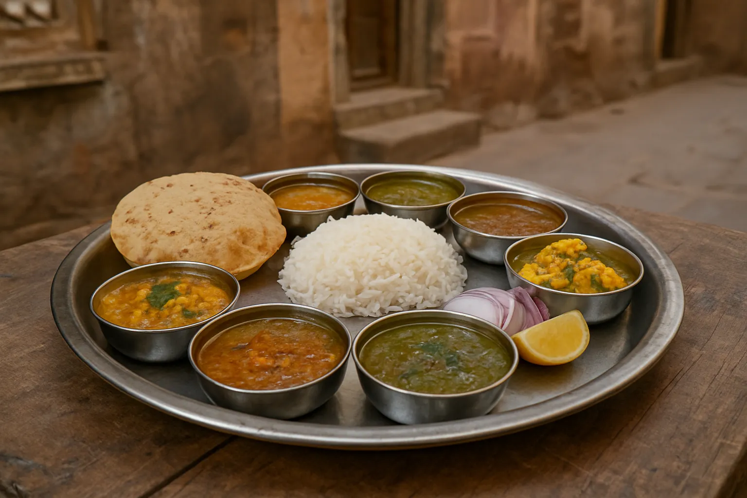 4. Rajasthani Thali - YahTrip Travel Guide