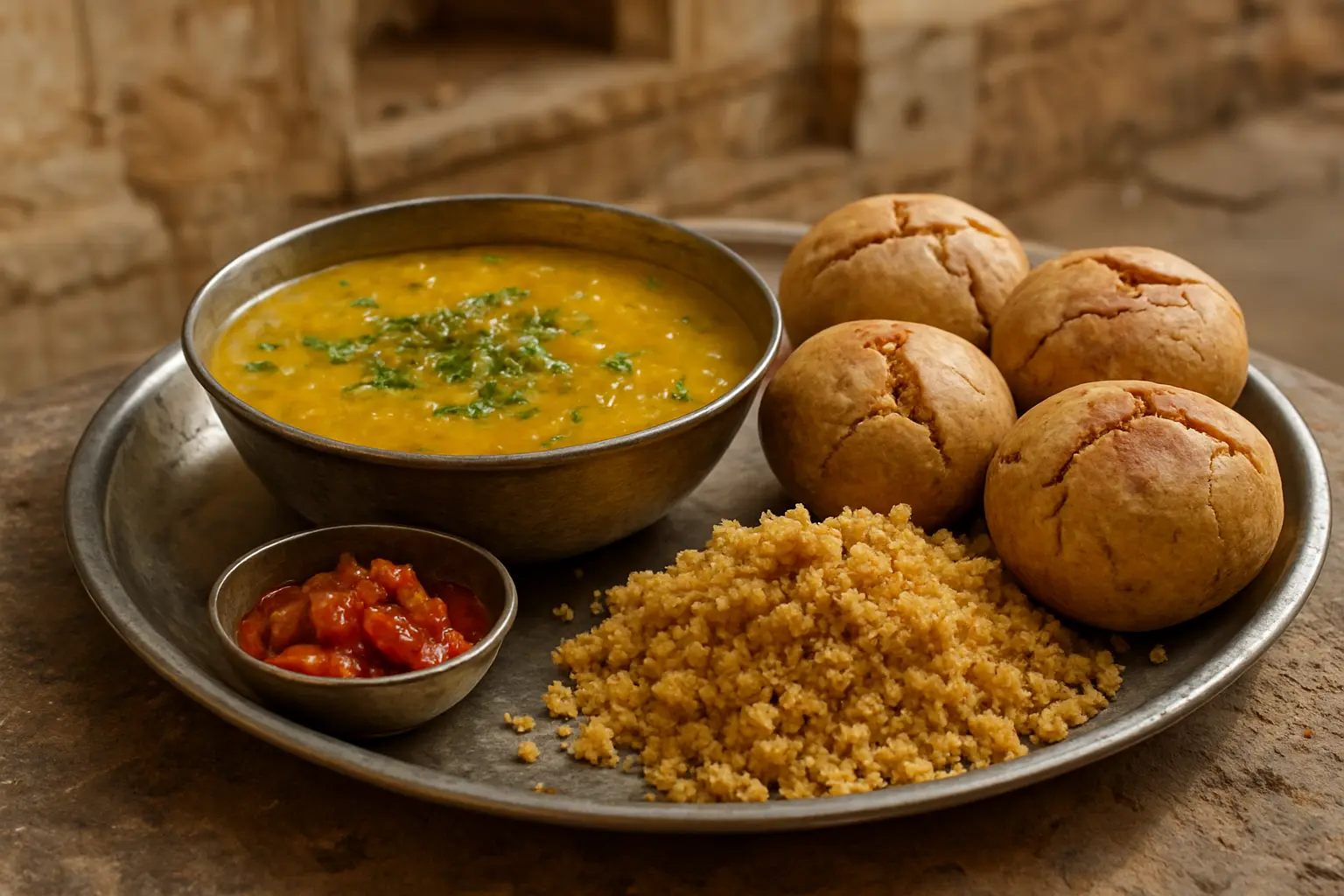 1. Dal Baati Churma - YahTrip Travel Guide