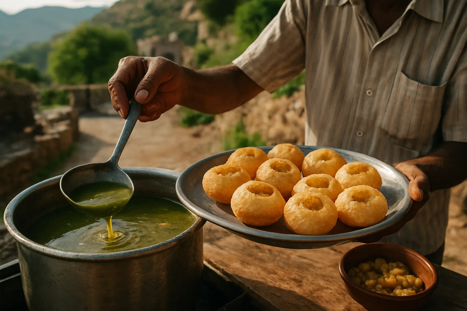 5. Pani Puri - YahTrip Travel Guide