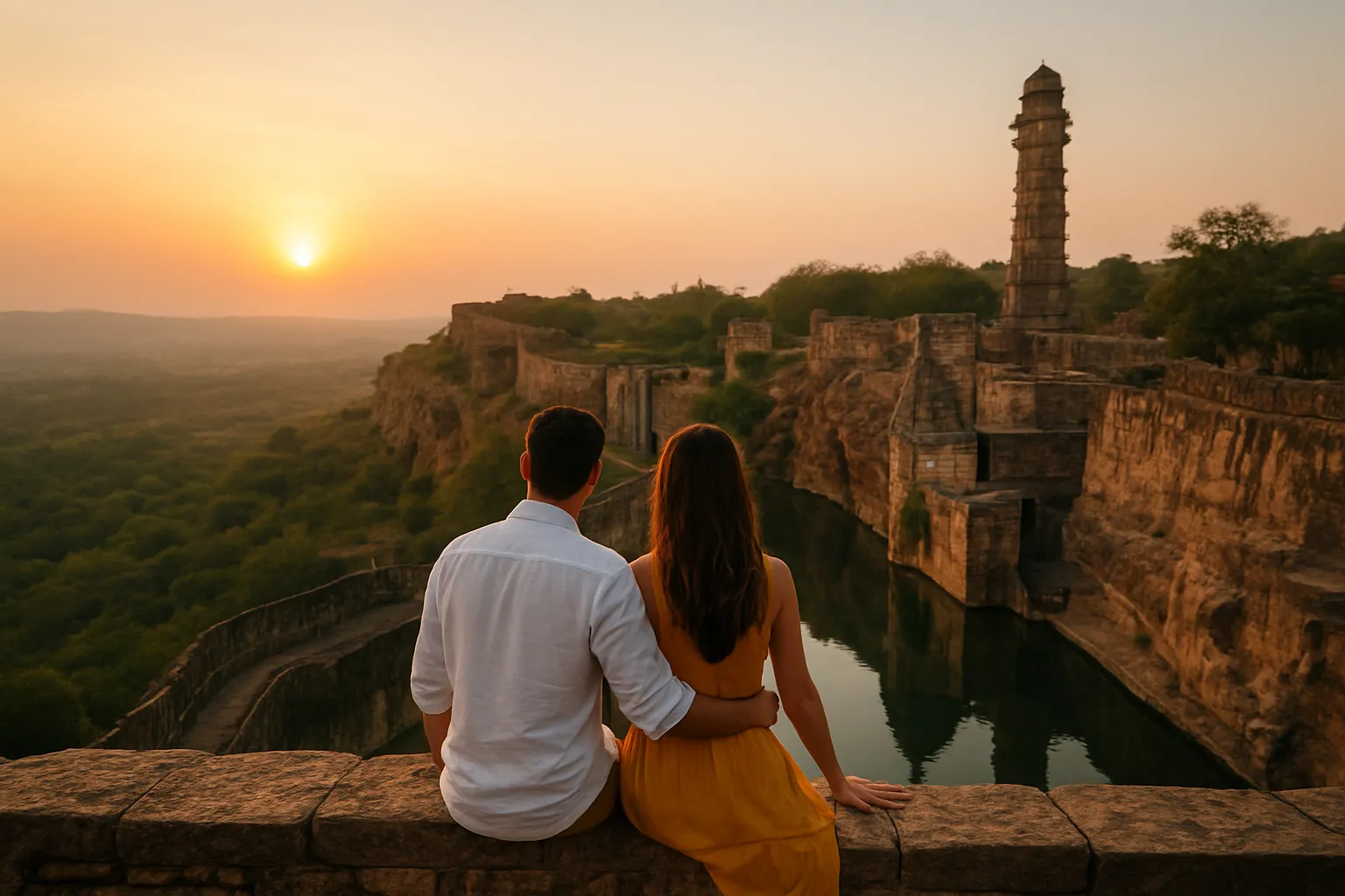 1. Scenic Sunrise at Chittorgarh Fort - YahTrip Travel Guide