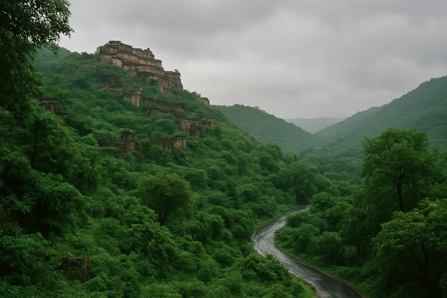 Neemrana in Monsoon - YahTrip Travel Guide