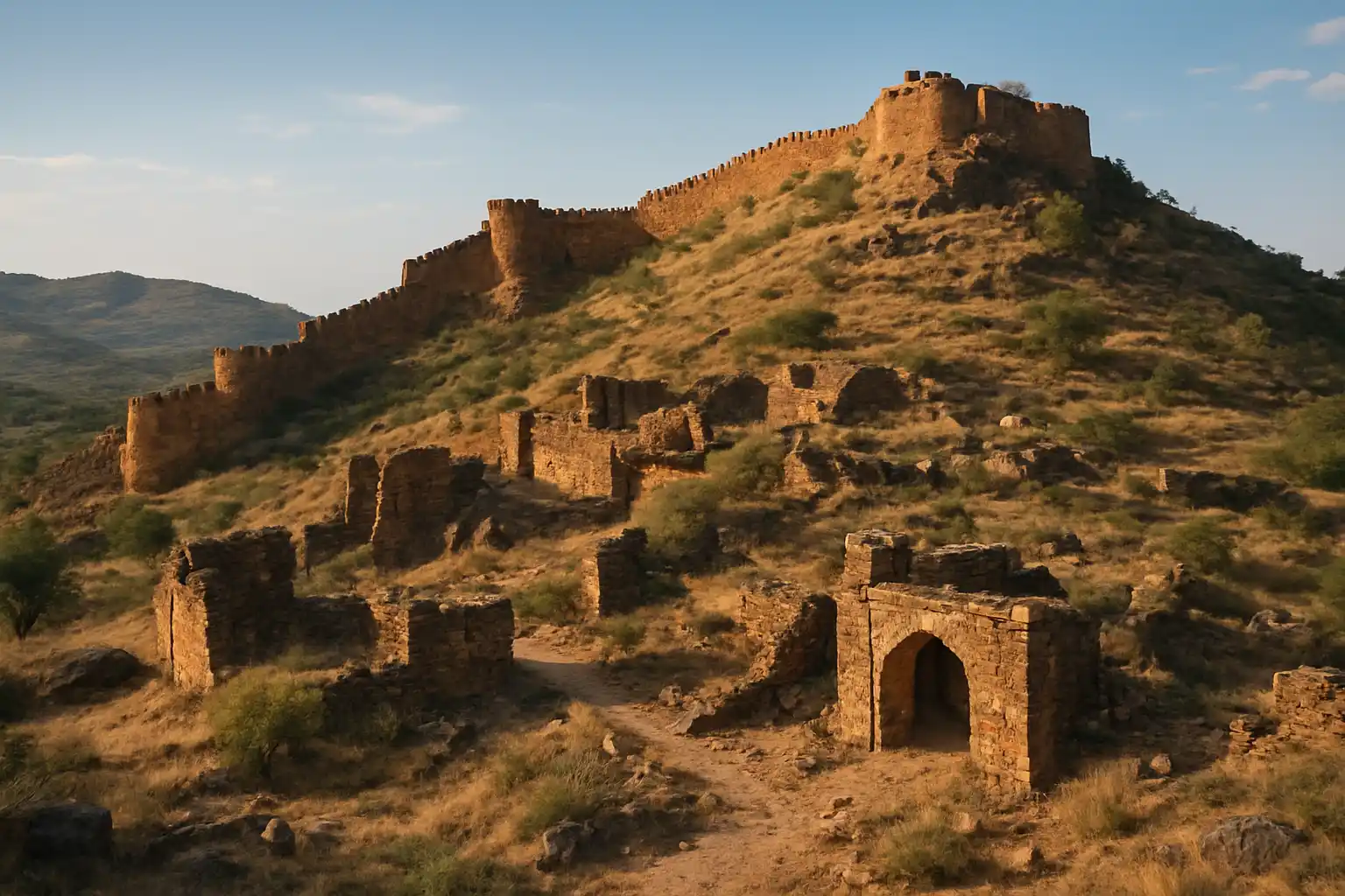 3. Bansur Fort - YahTrip Travel Guide