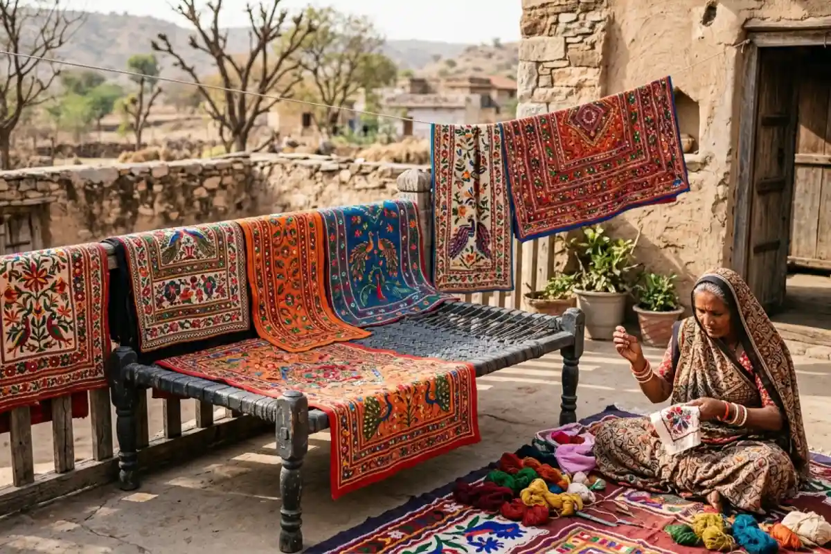 2. Embroidered Textiles - YahTrip Travel Guide
