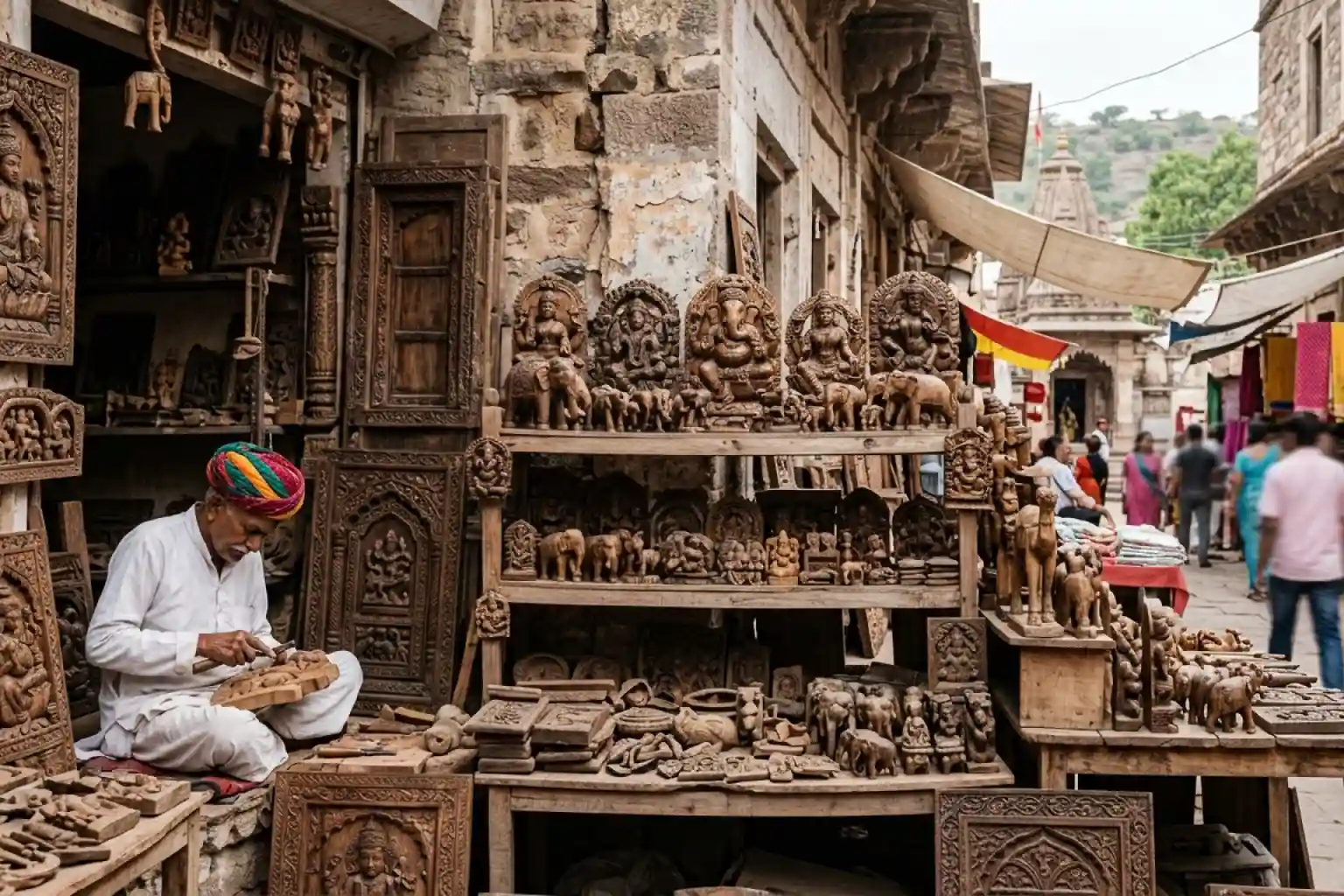 3. Wooden Carvings - YahTrip Travel Guide