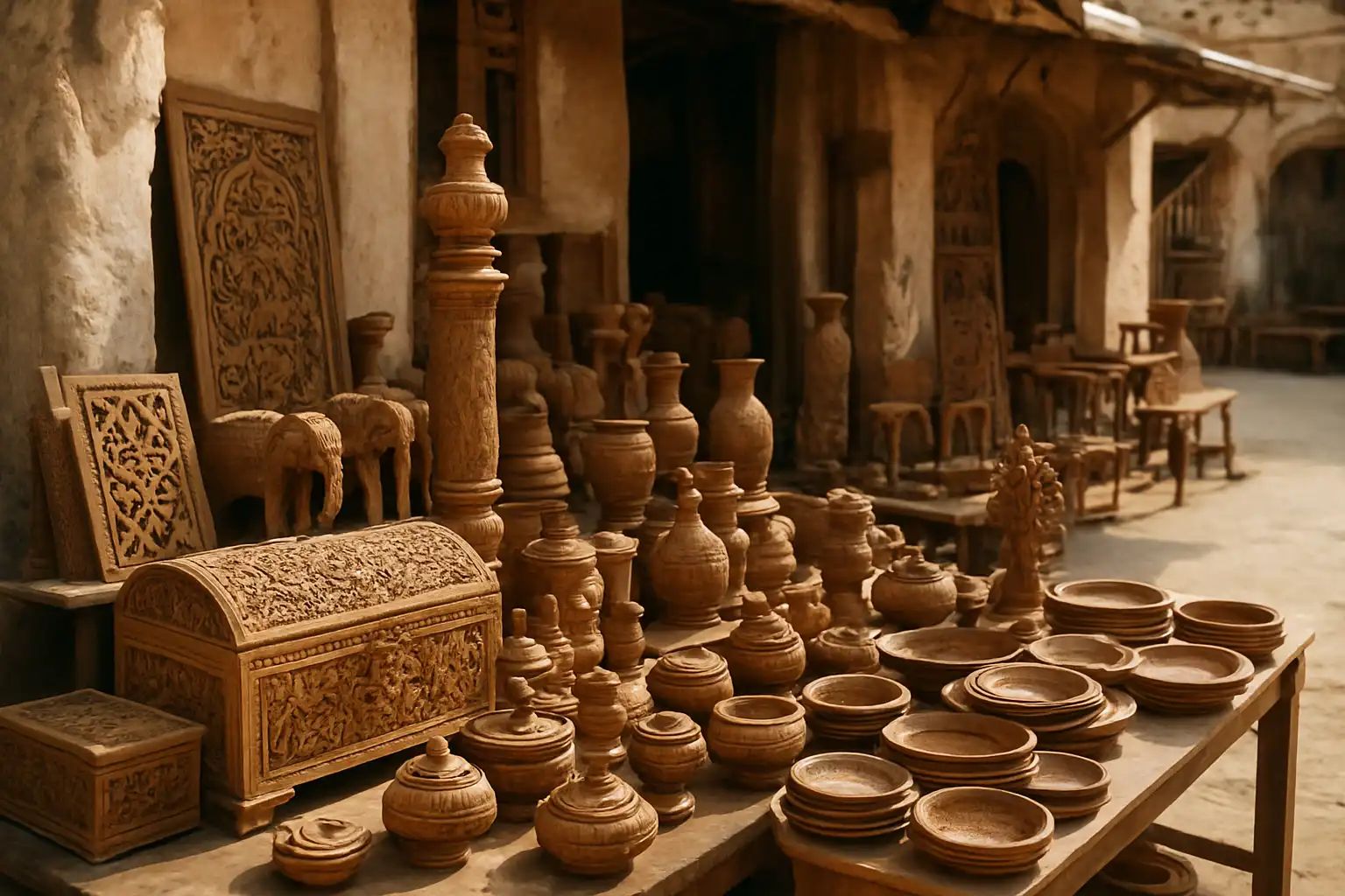 7. Wooden Handicrafts - YahTrip Travel Guide