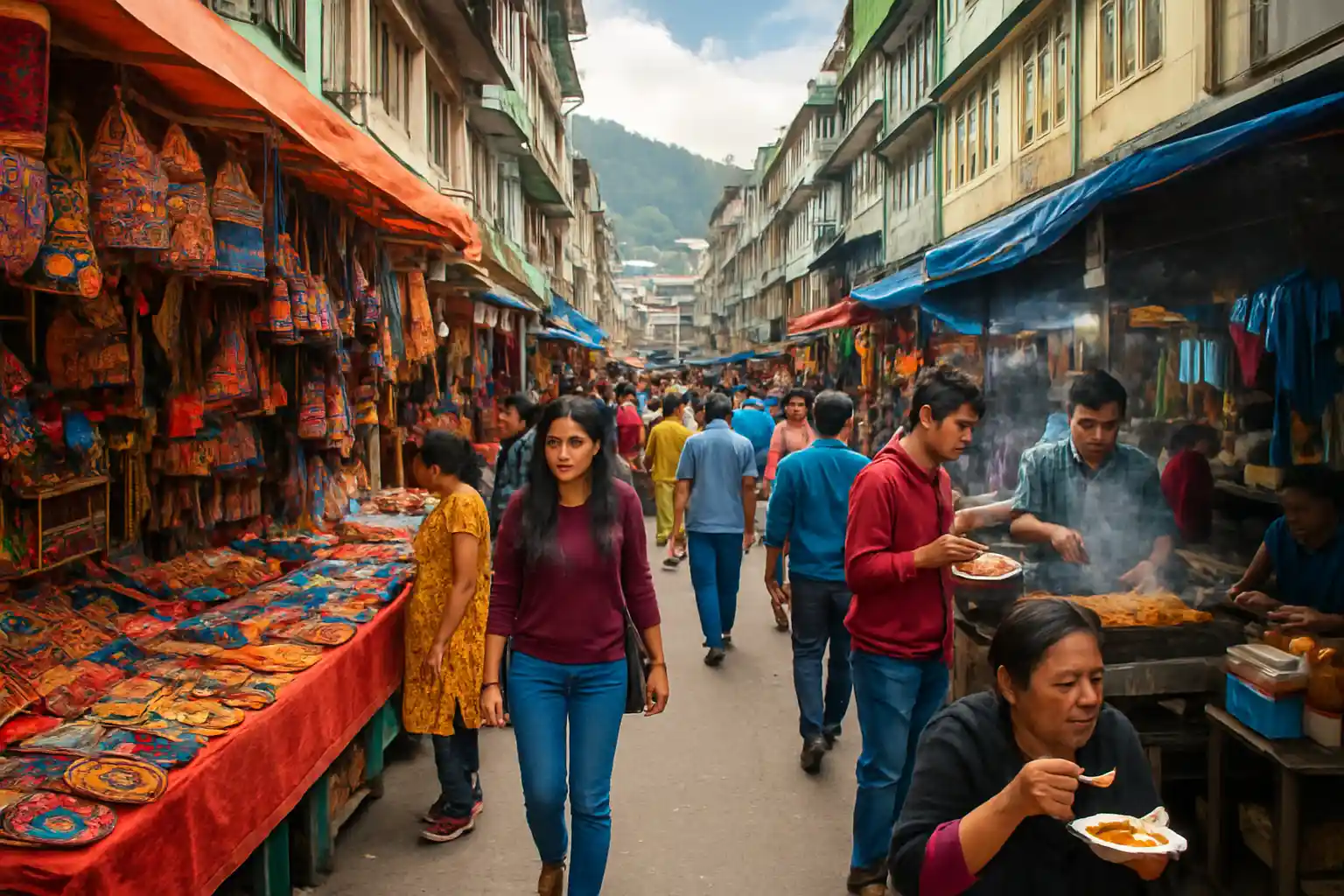 24. Enjoy the Local Markets of Gangtok - YahTrip Travel Guide