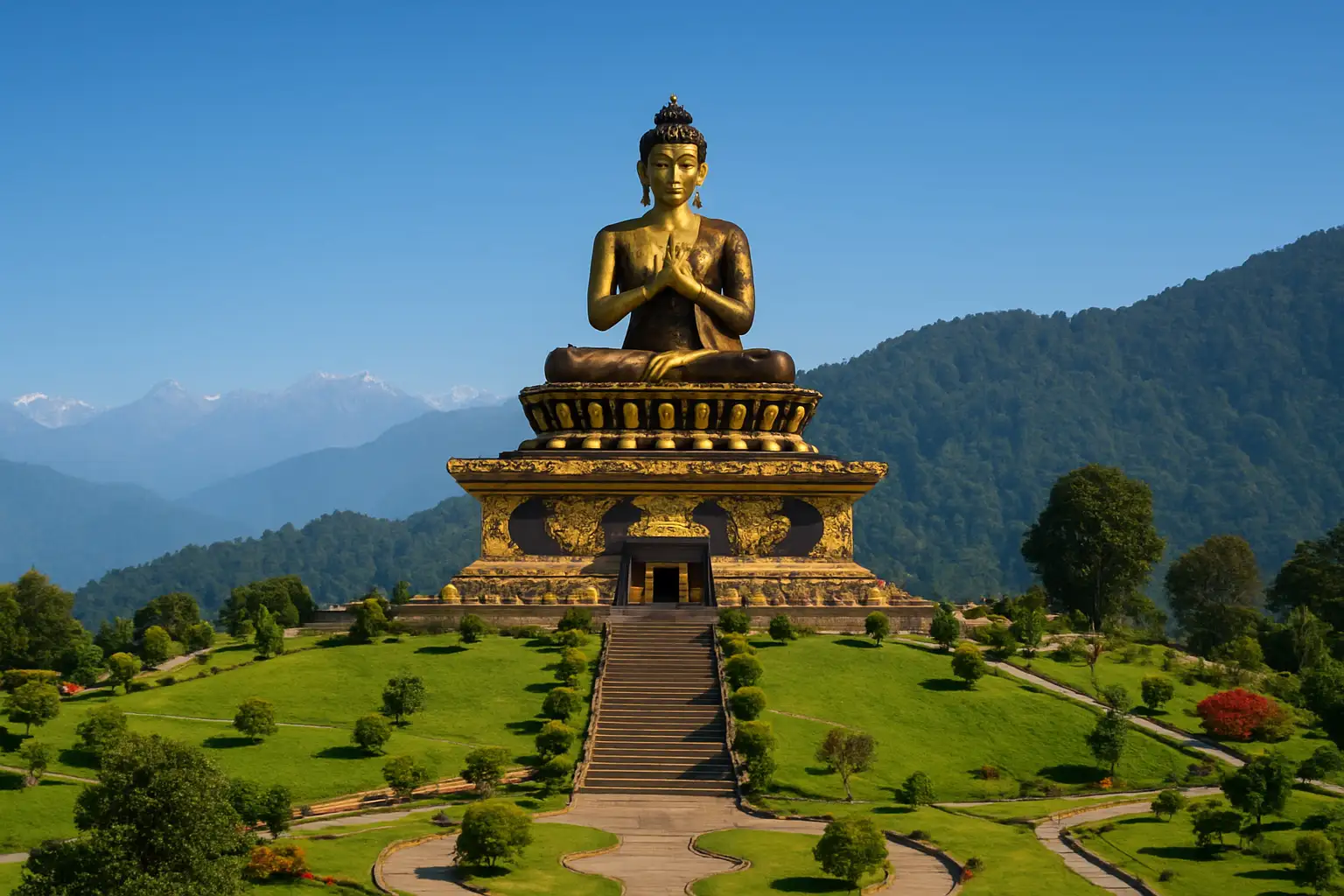 8. Marvel at the Buddha Park in Ravangla - YahTrip Travel Guide