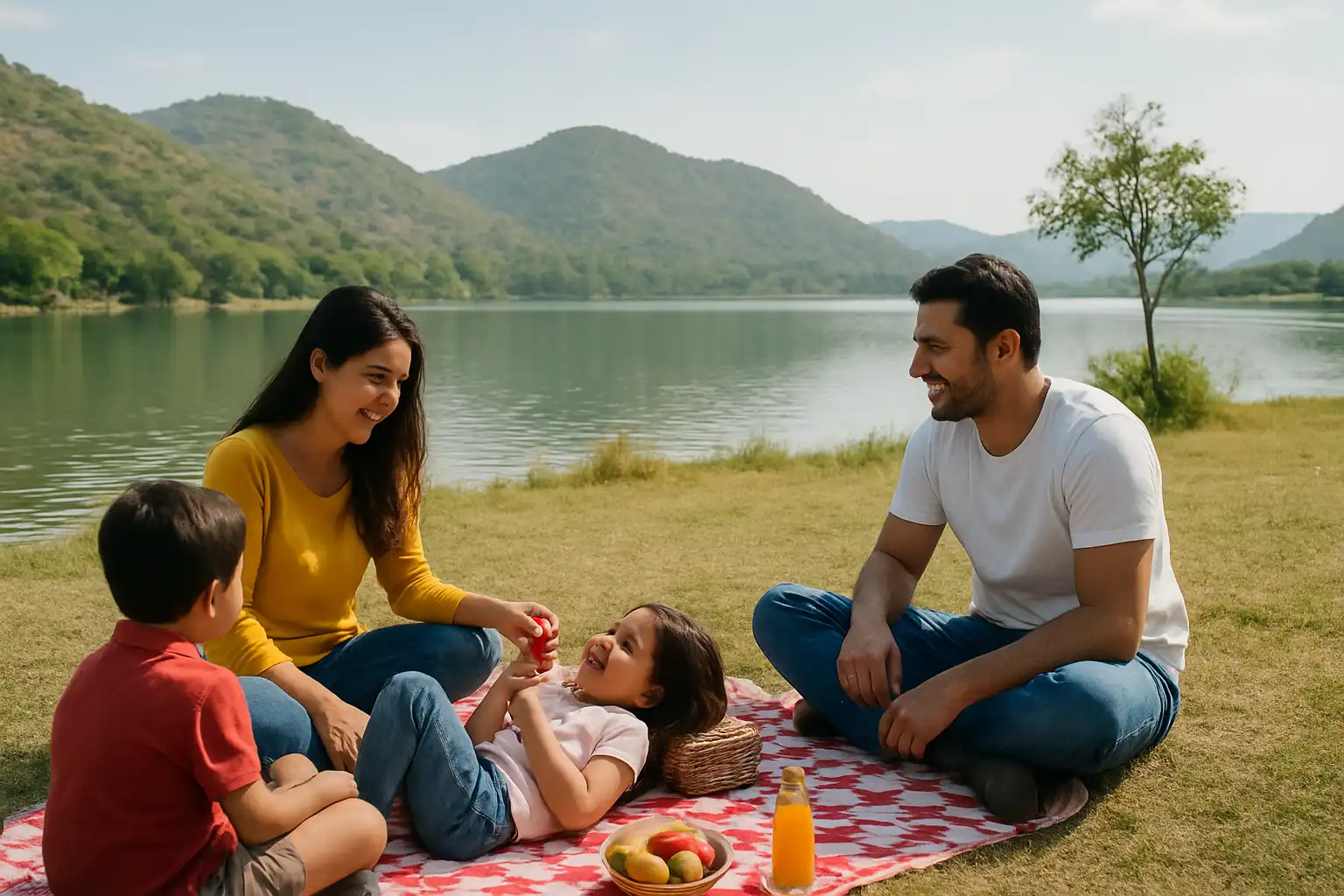 1. Picnic at Siliserh Lake - YahTrip Travel Guide