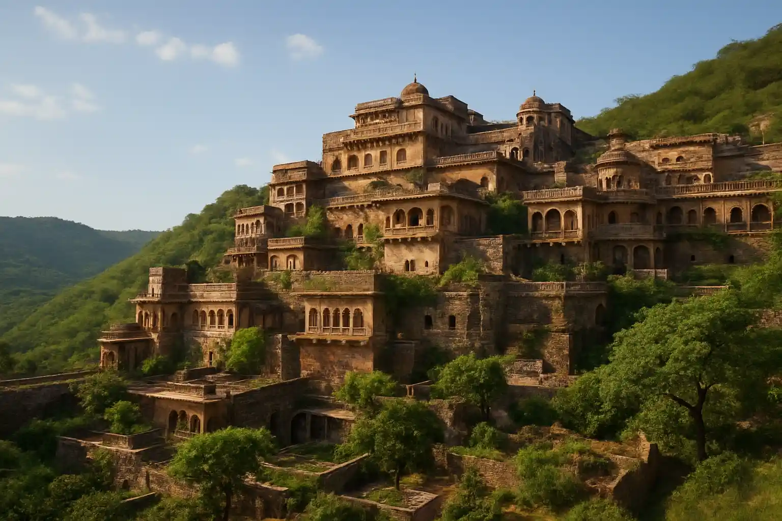 6. Visit the Neemrana Fort - YahTrip Travel Guide