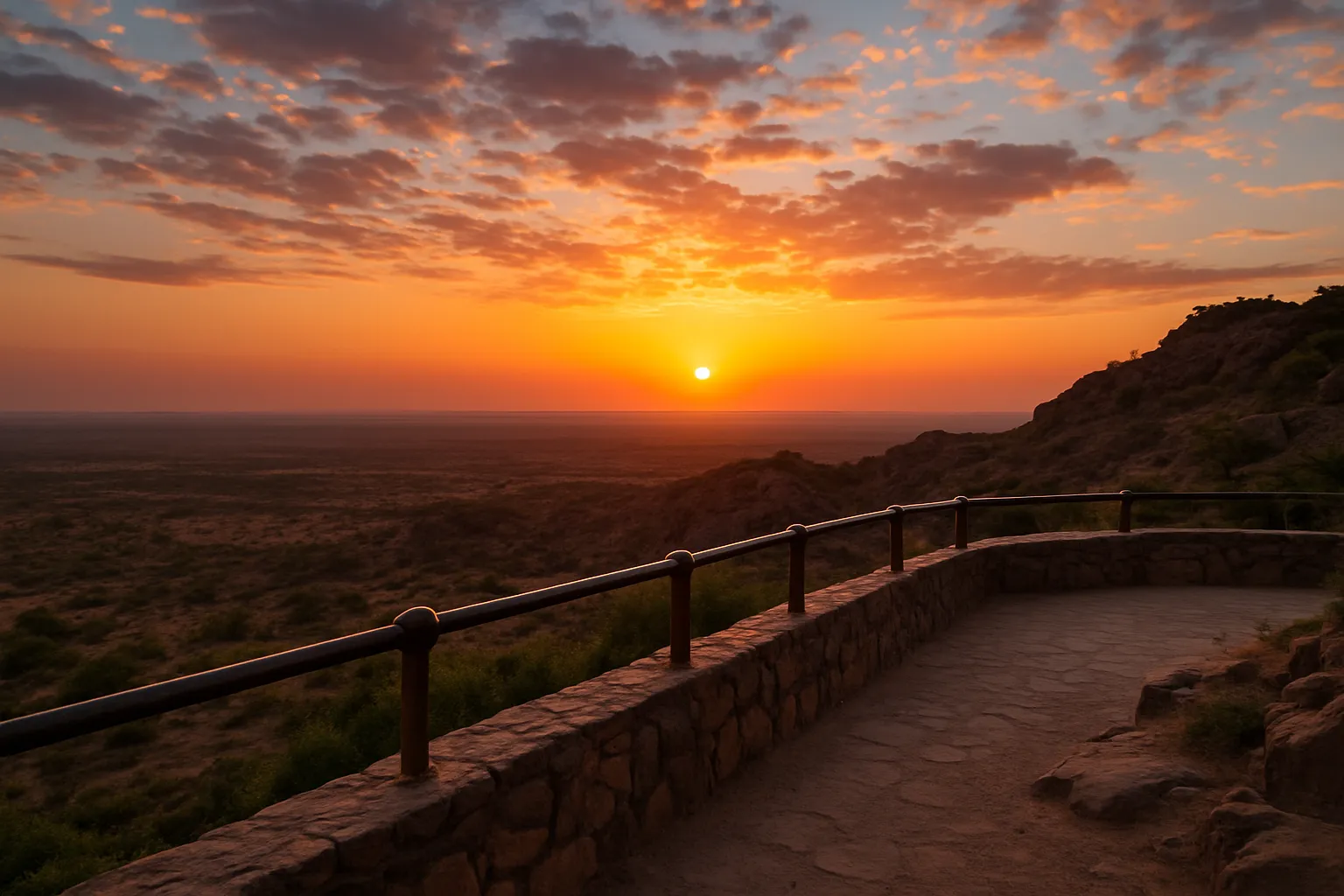 10. Enjoy Sunset at a Scenic Point - YahTrip Travel Guide