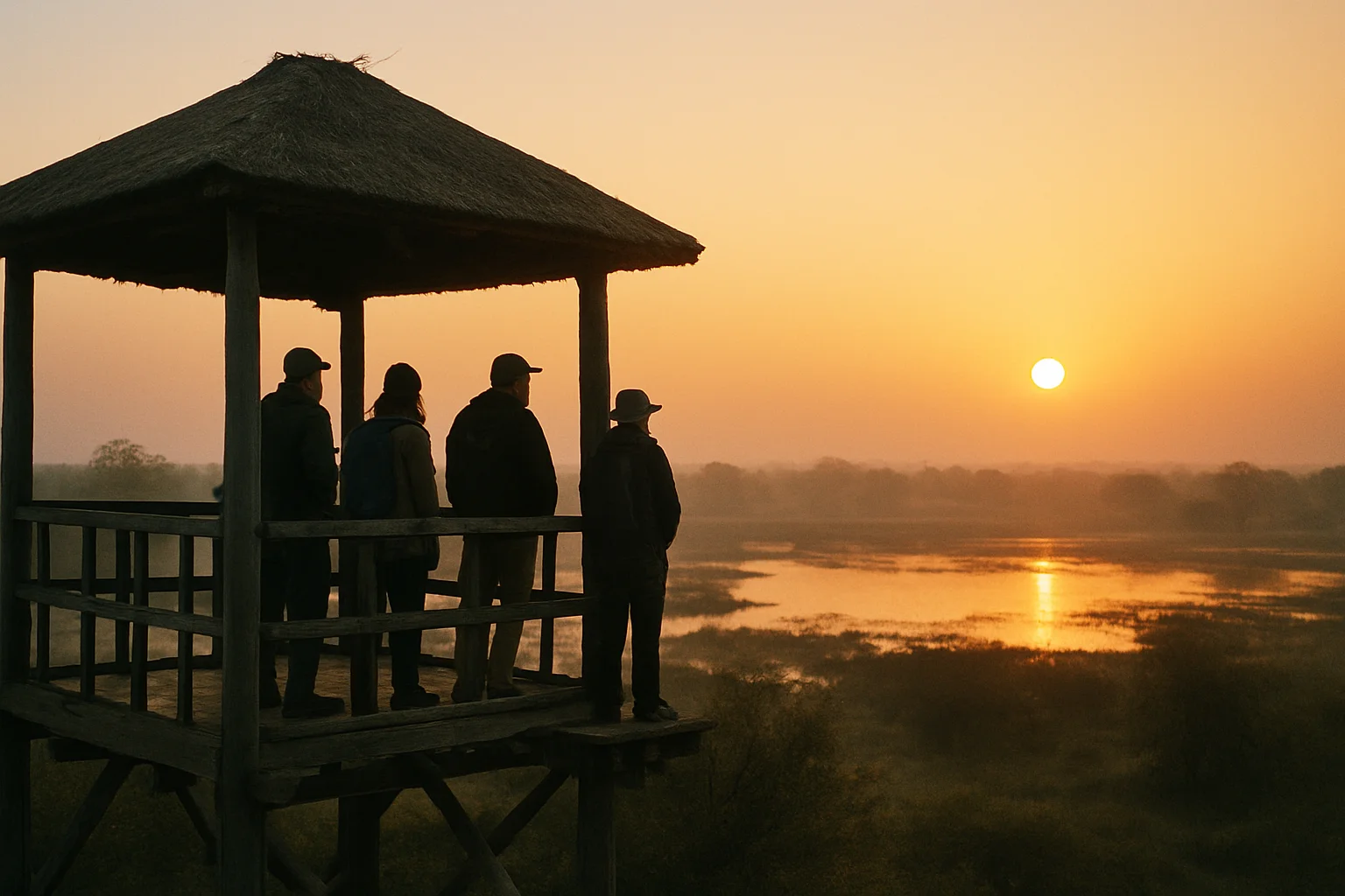 10. Sunrise at the Birdwatching Tower - YahTrip Travel Guide