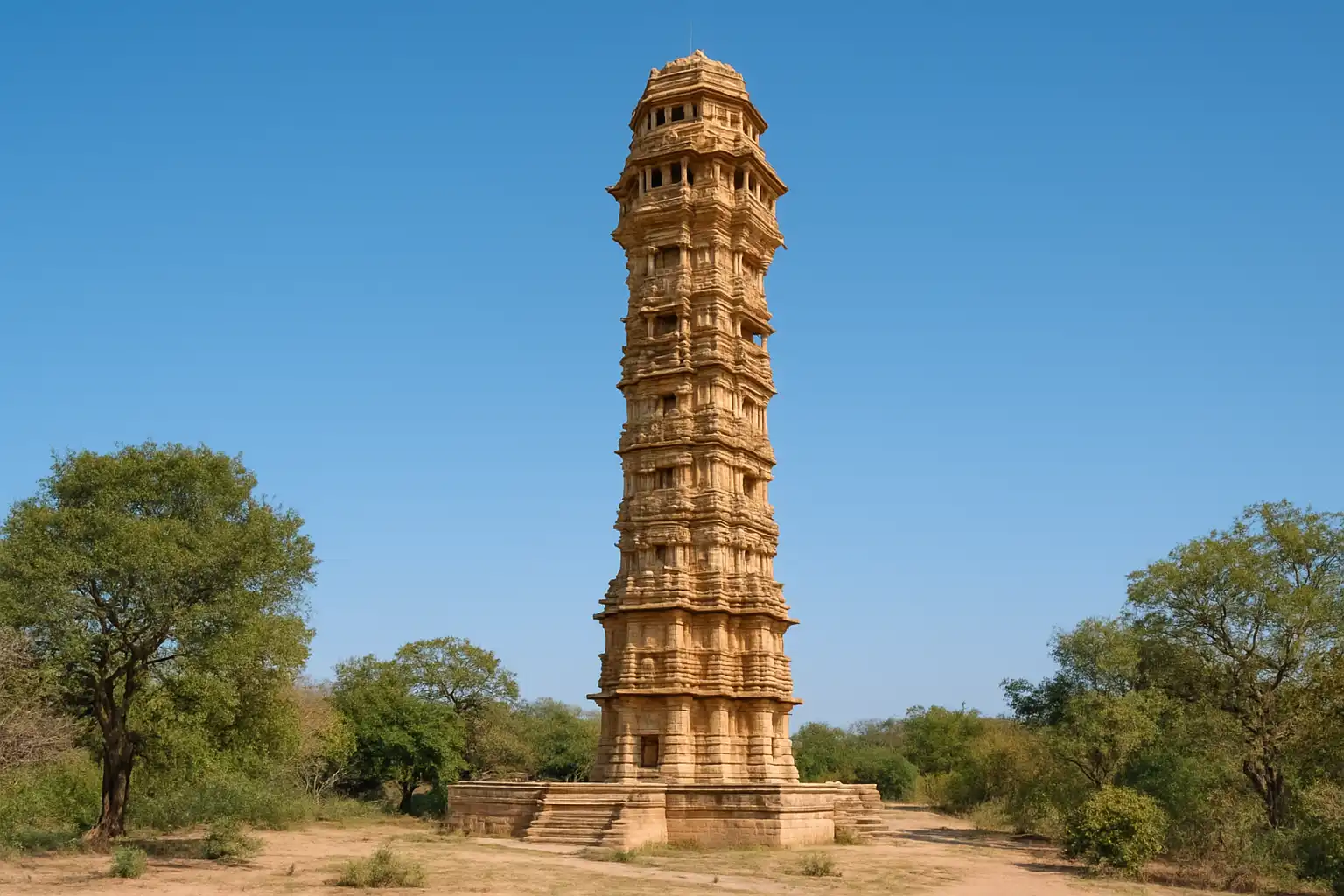 3. Visit the Vijay Stambh (Victory Tower) - YahTrip Travel Guide