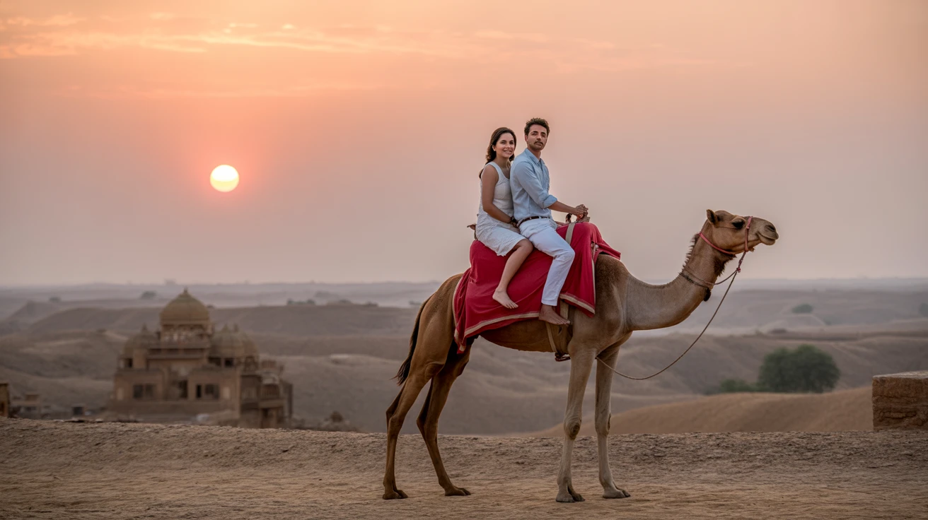 1. Private Camel Ride at Sunset - YahTrip Travel Guide