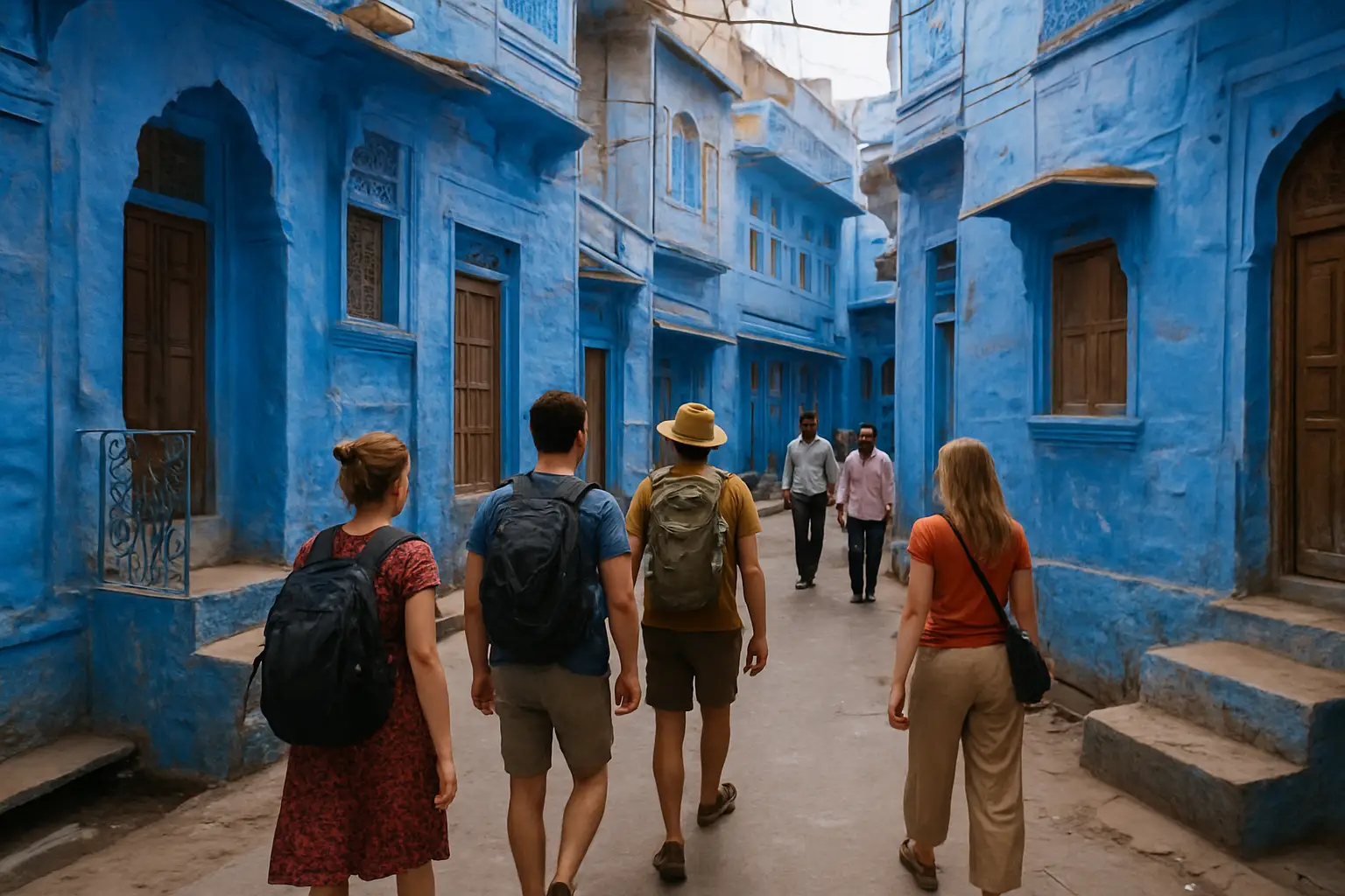 3. Stroll Through the Blue Streets - YahTrip Travel Guide