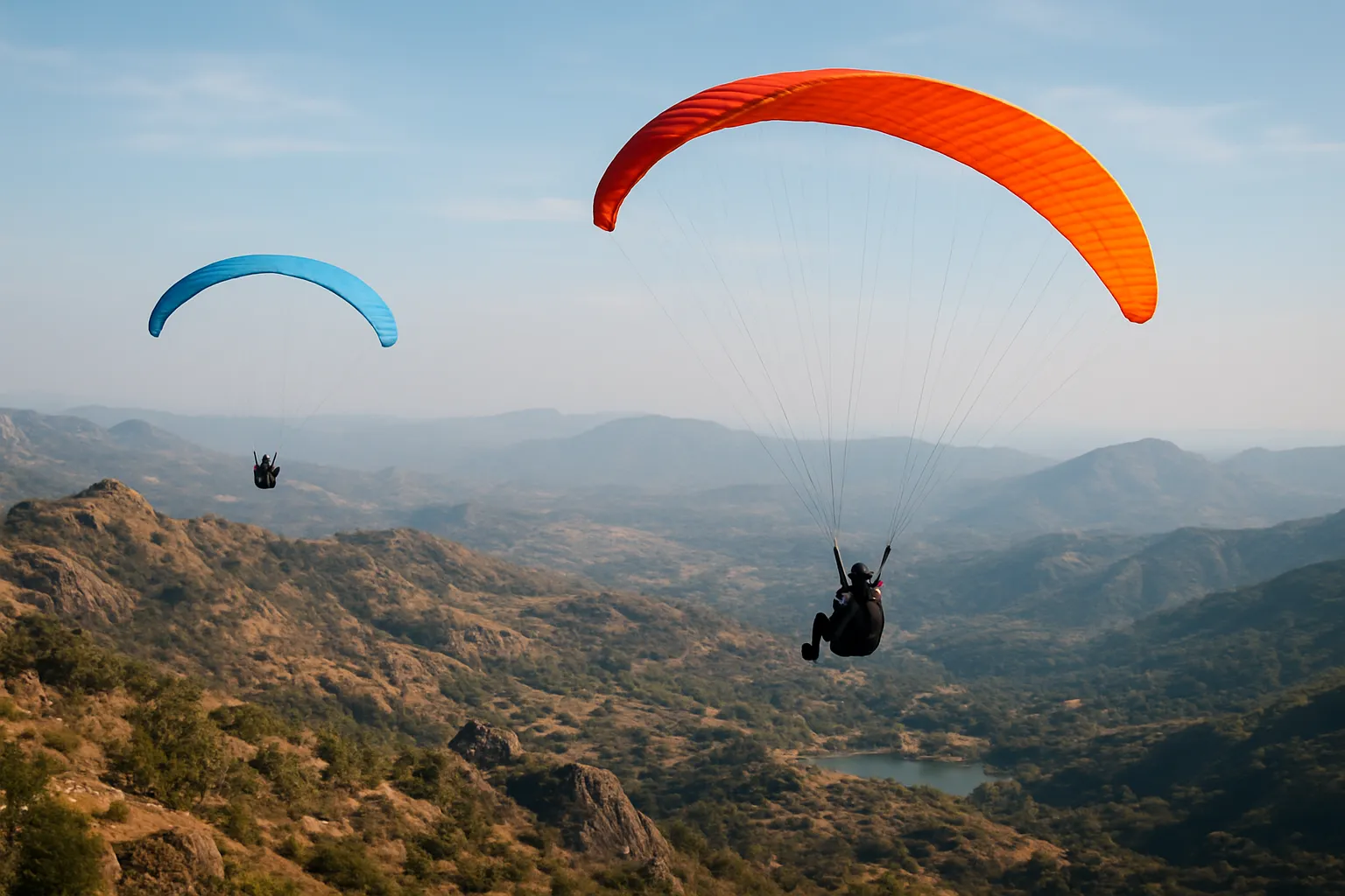 2. Paragliding - YahTrip Travel Guide