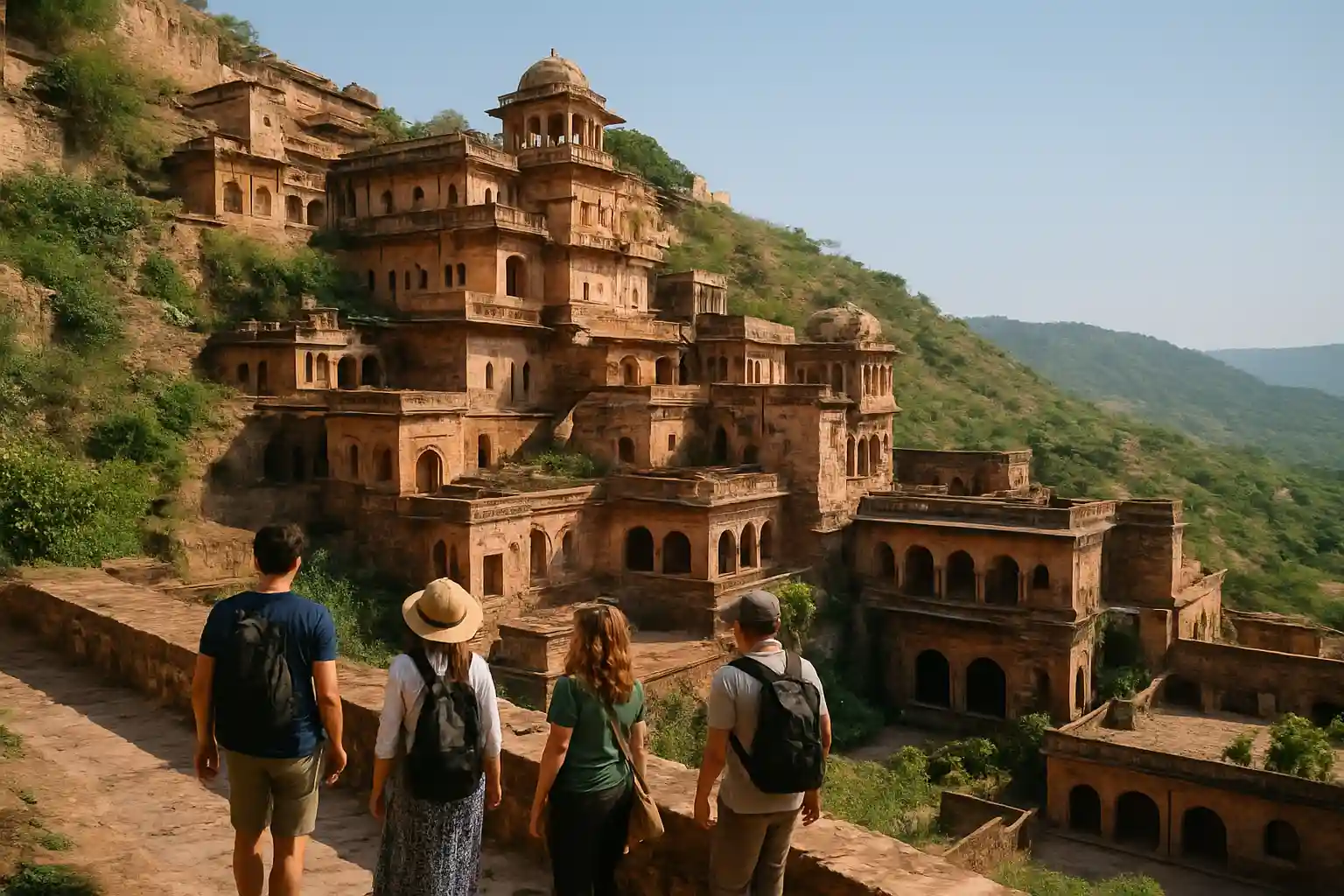 1. Explore Neemrana Fort-Palace - YahTrip Travel Guide