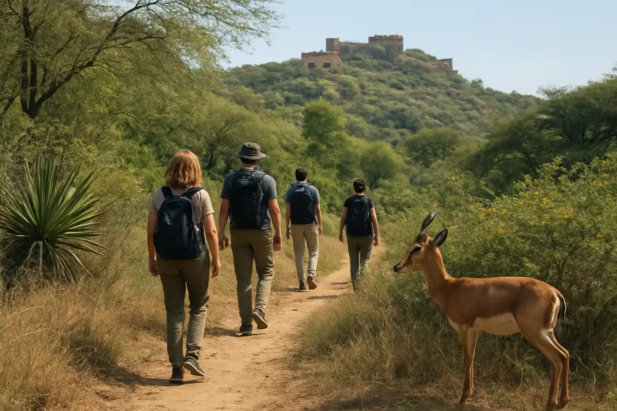 1. Nature Walk at Neemrana - YahTrip Travel Guide