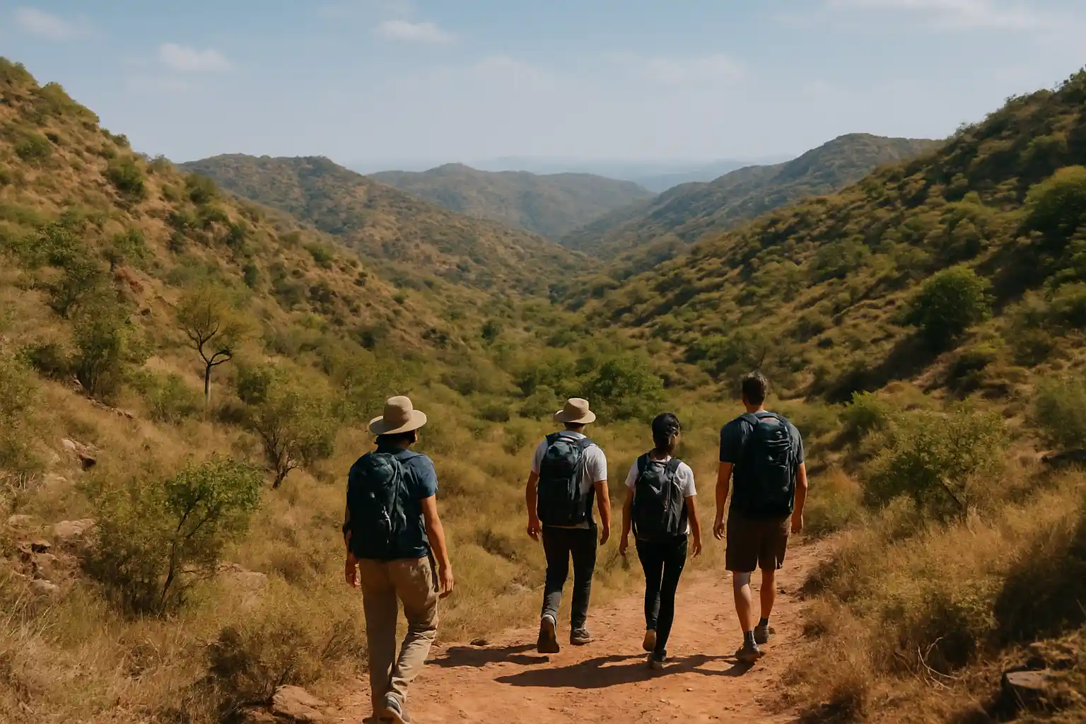 1. Trekking in the Aravalli Hills - YahTrip Travel Guide