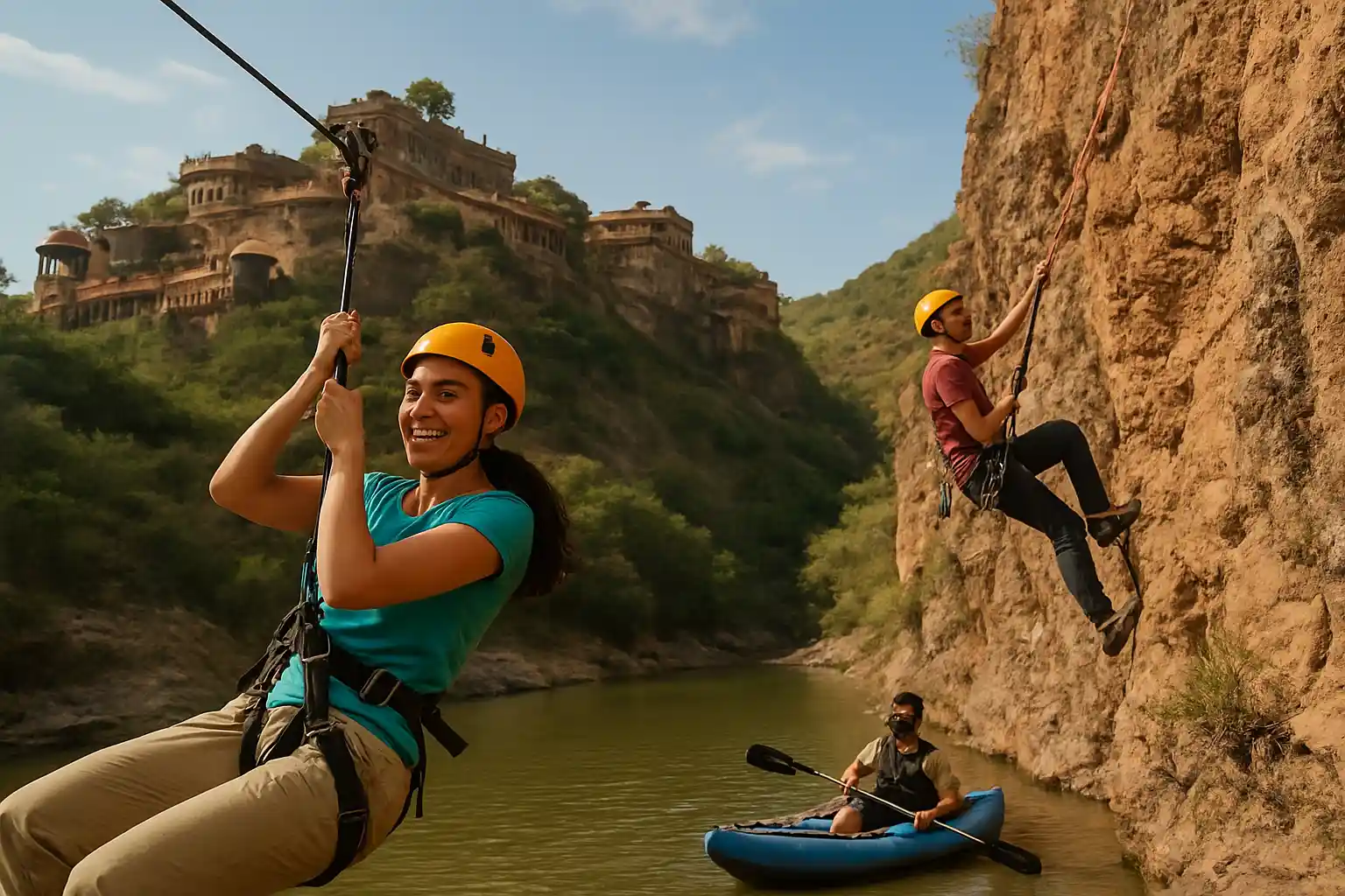 Adventure Activities in Neemrana - YahTrip Travel Guide