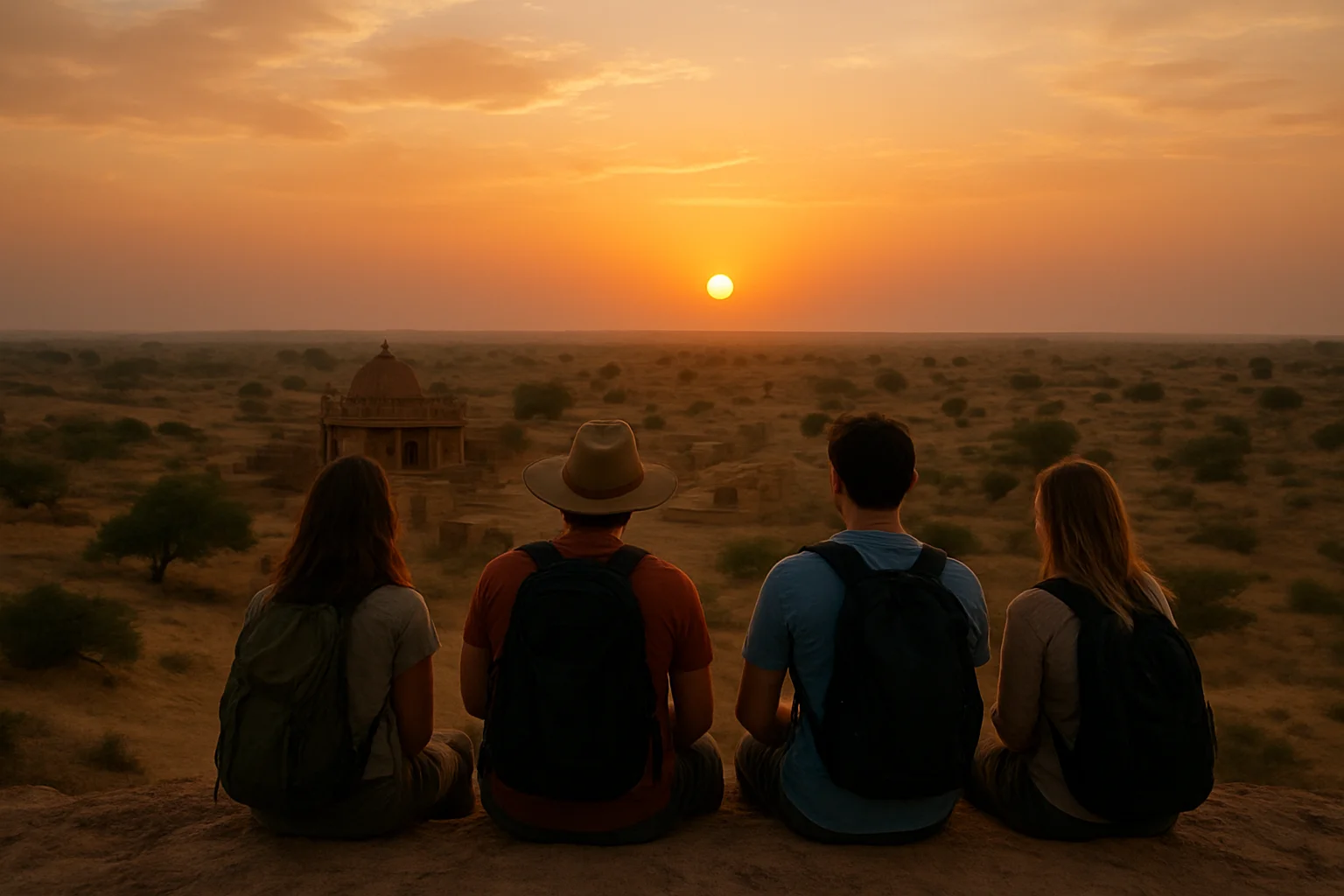4. Desert Sunset Watching - YahTrip Travel Guide