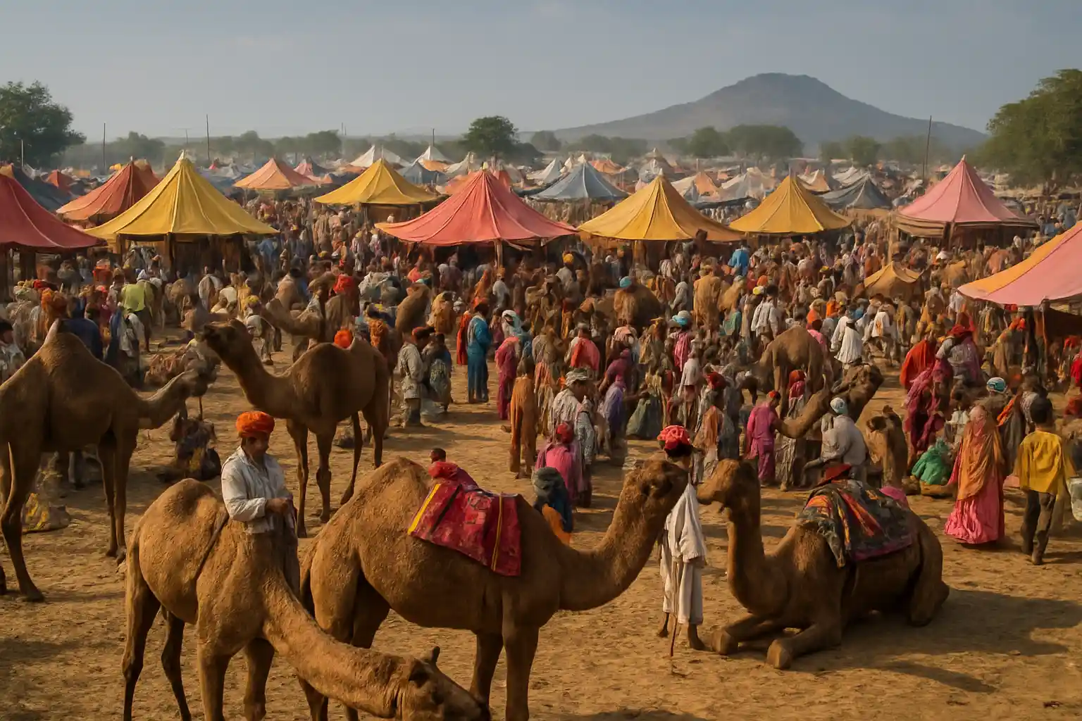 5. Attend the Pushkar Camel Fair - YahTrip Travel Guide