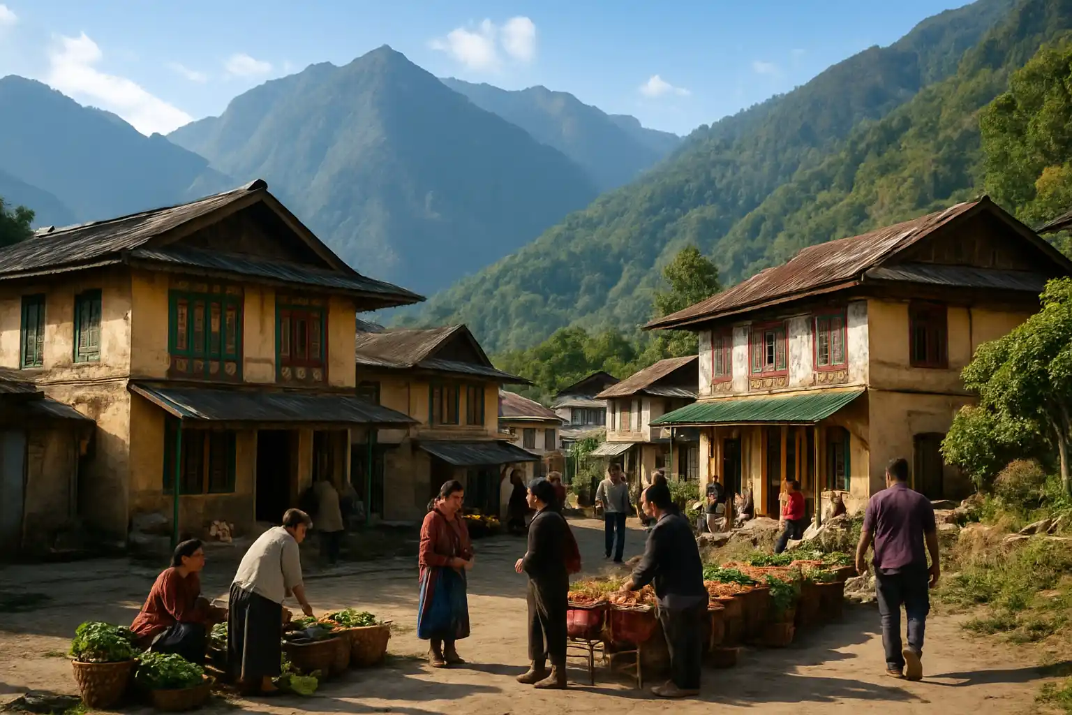10. Experience the Yuksom Village - YahTrip Travel Guide