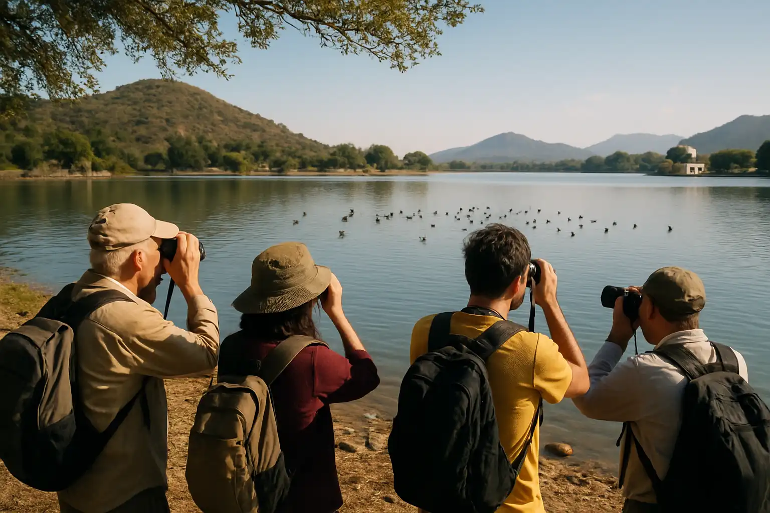 1. Bird Watching at Fateh Sagar Lake - YahTrip Travel Guide