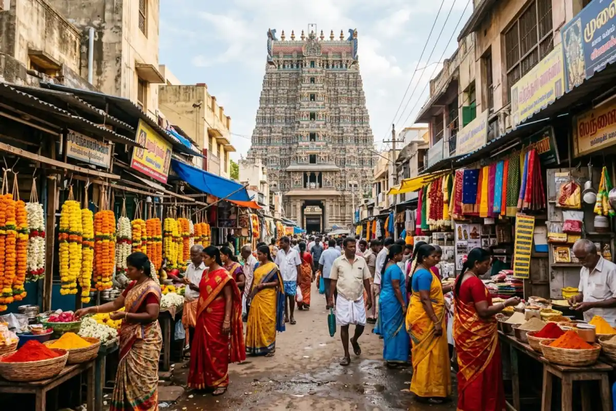 9. Meenakshi Amman Temple Market - YahTrip Travel Guide