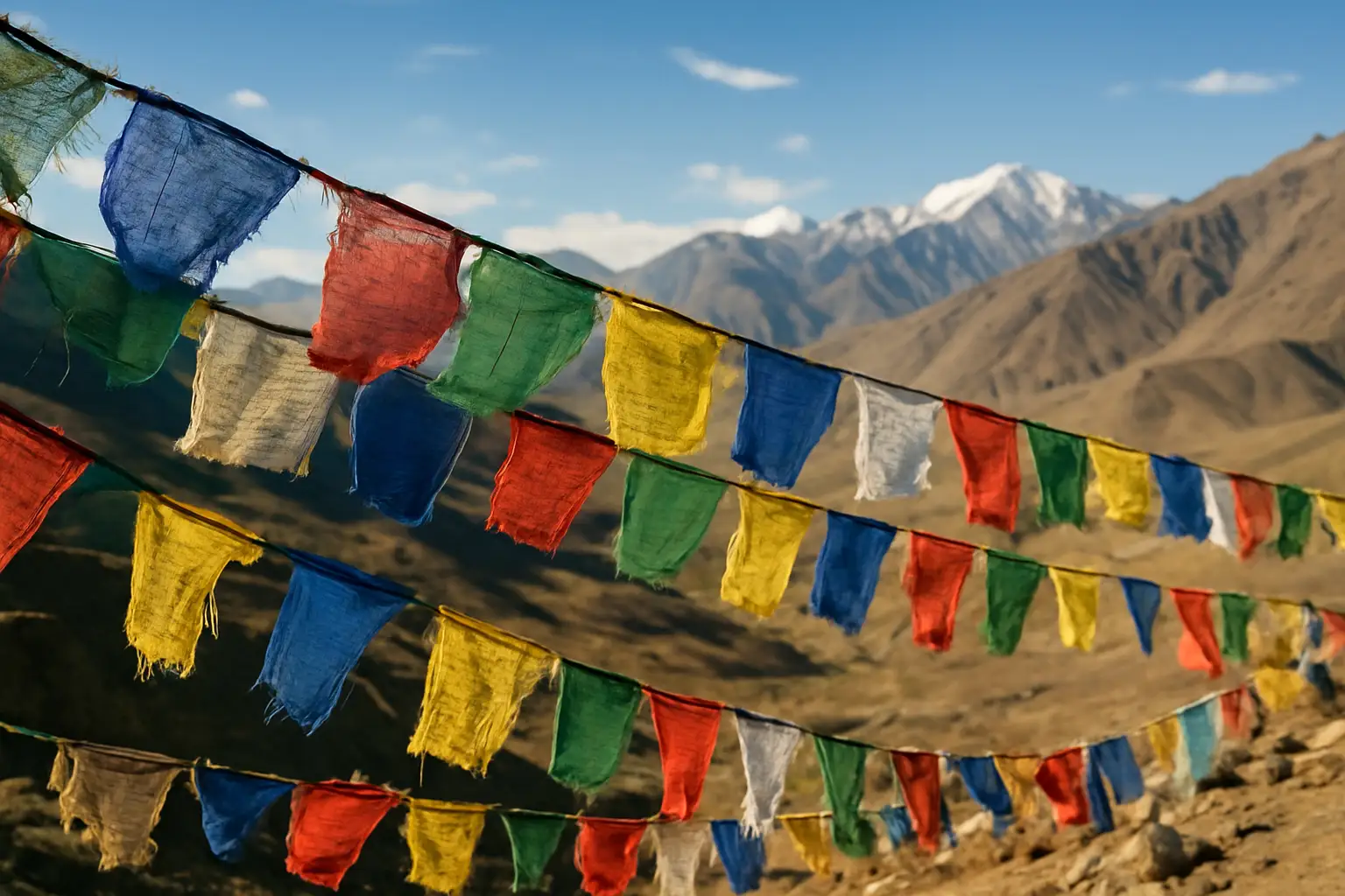 1. Prayer Flags - YahTrip Travel Guide