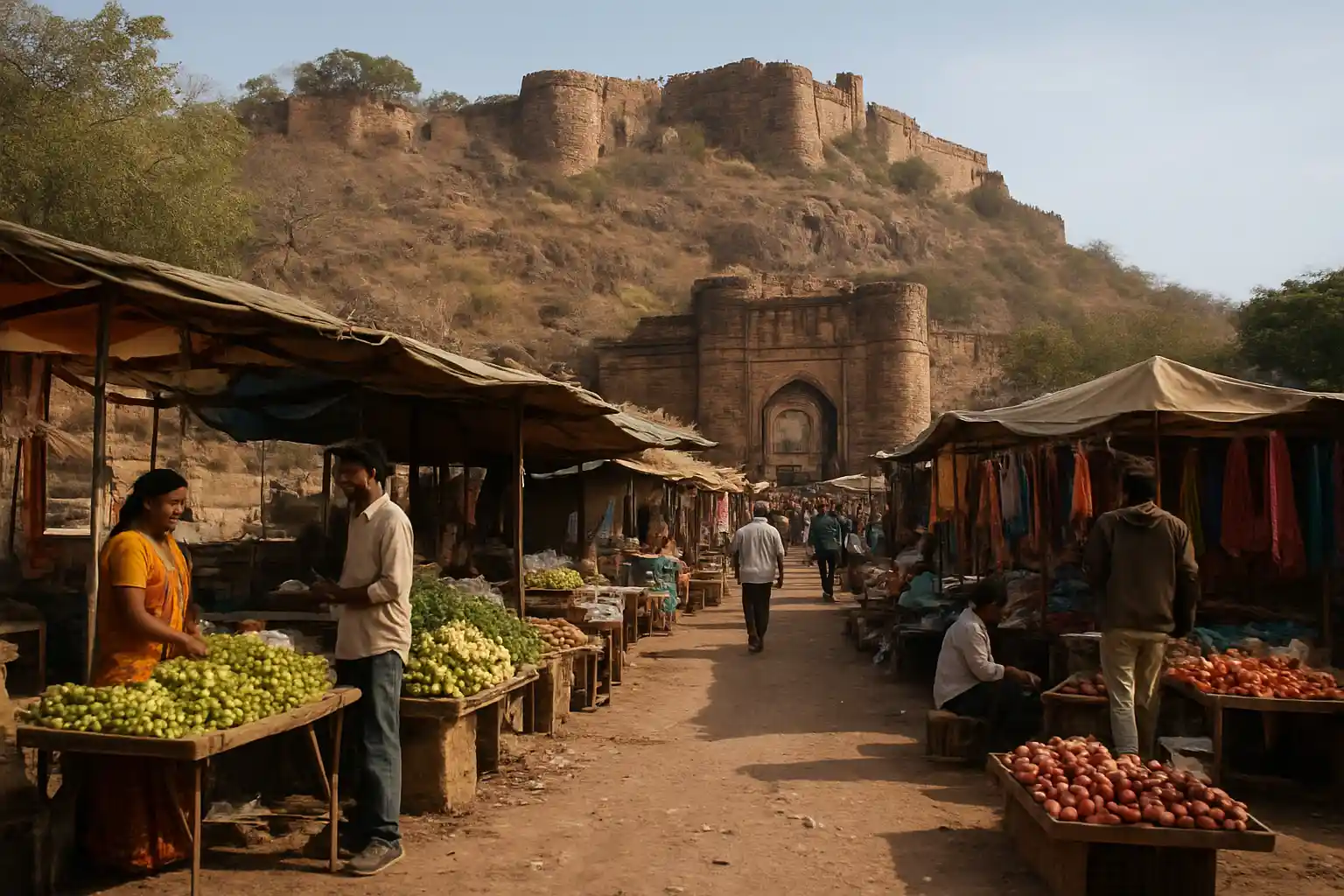 5. Ranthambore Fort Market - YahTrip Travel Guide