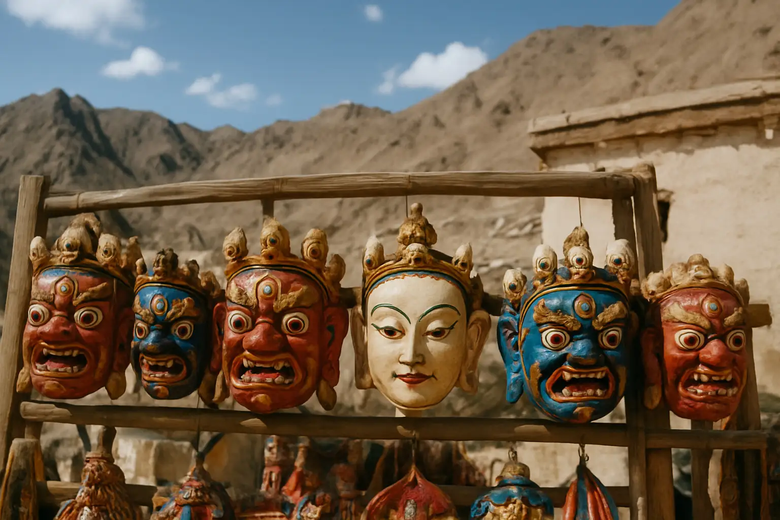 3. Ladakhi Masks - YahTrip Travel Guide