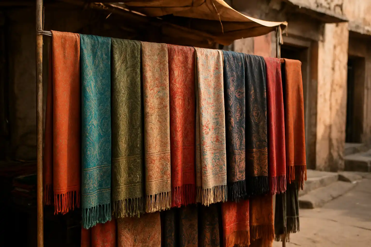 2. Woolen Shawls - YahTrip Travel Guide