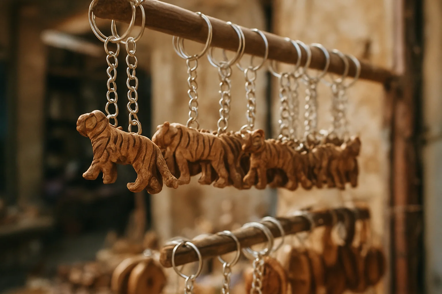1. Wooden Keychains - YahTrip Travel Guide