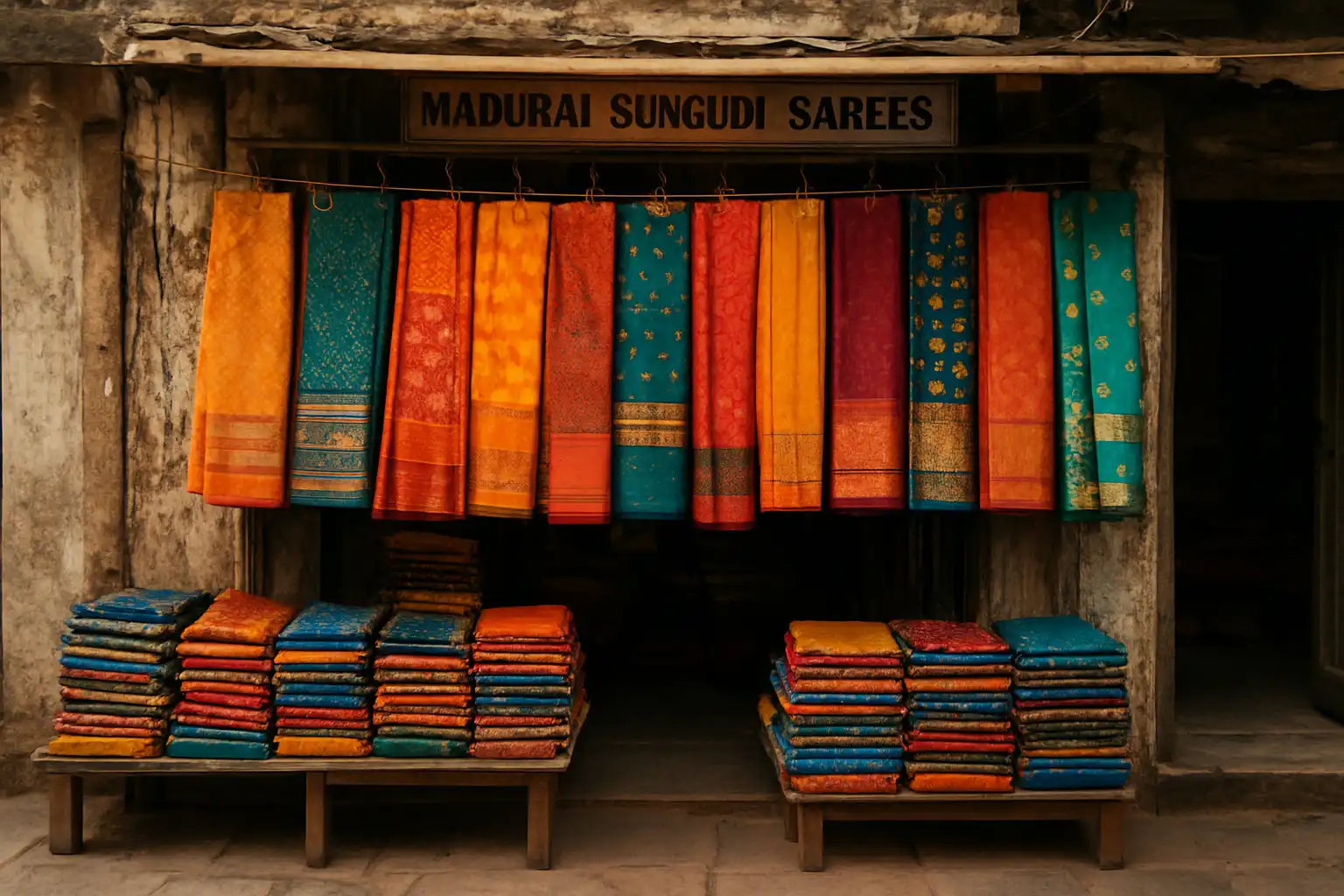 1. Madurai Sungudi Sarees - YahTrip Travel Guide