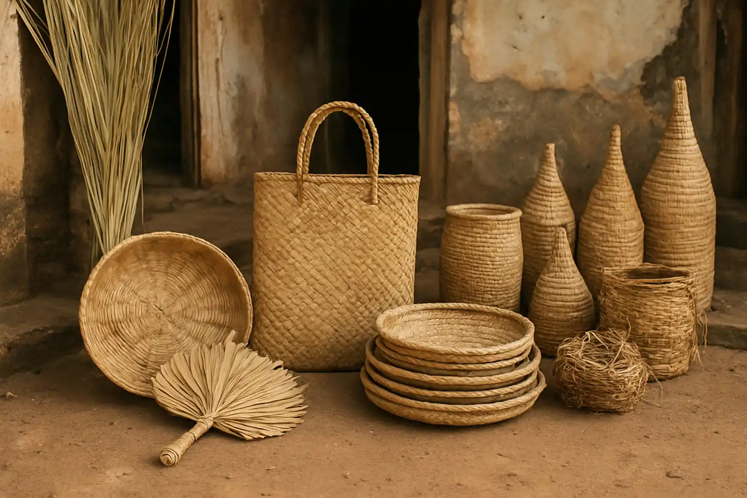 2. Palm Leaf Products - YahTrip Travel Guide