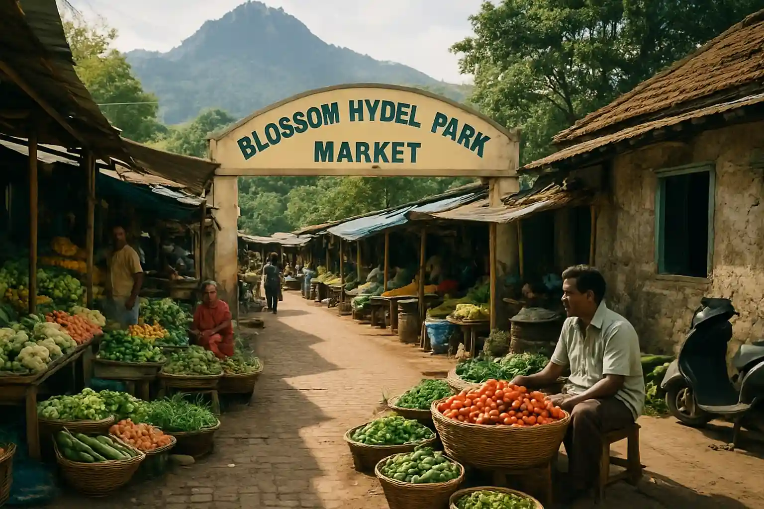 2. Blossom Hydel Park Market - YahTrip Travel Guide