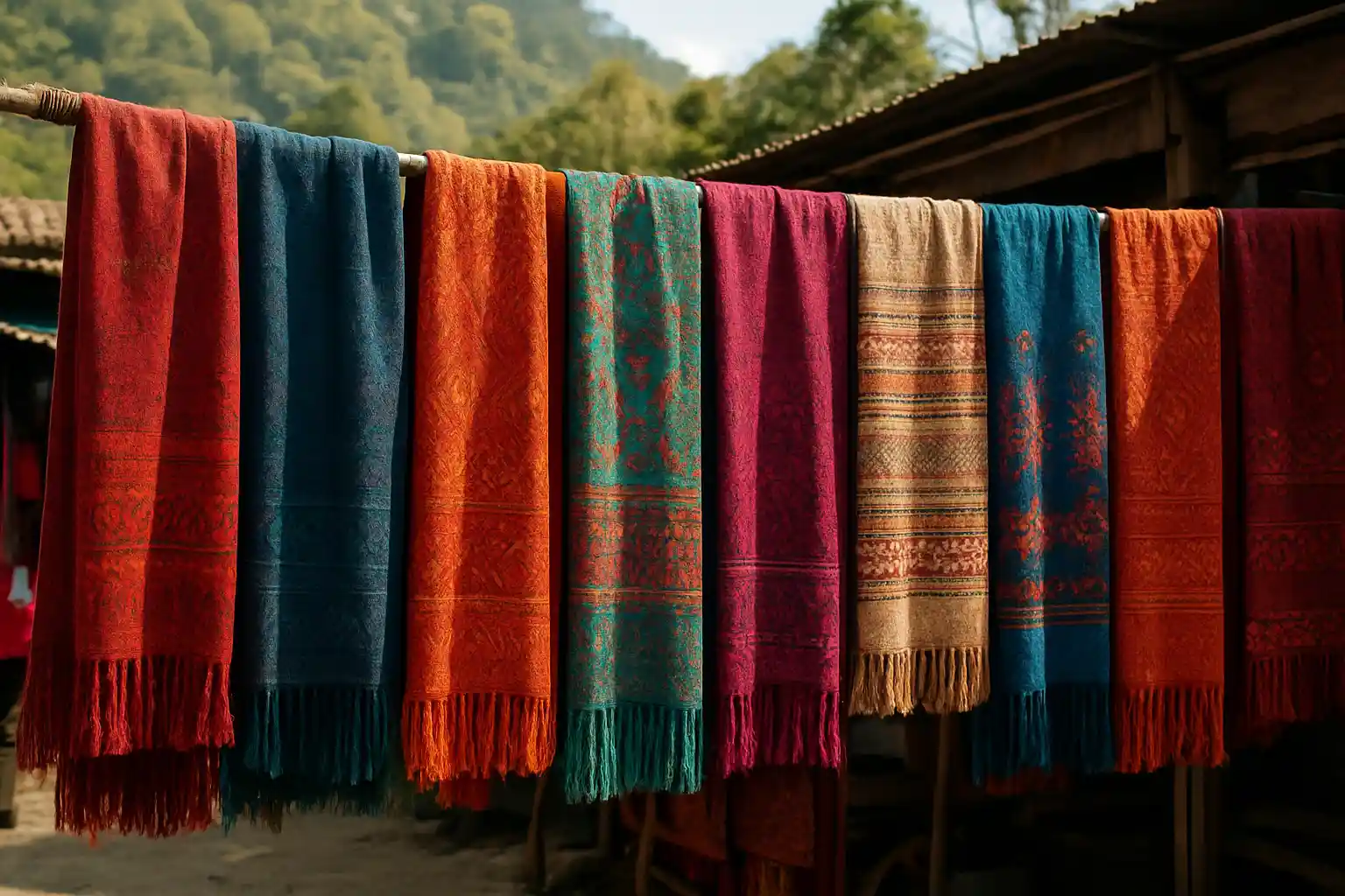 2. Woolen Shawls - YahTrip Travel Guide