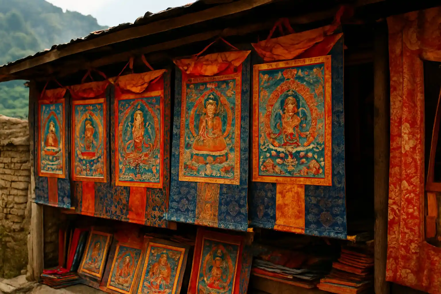 7. Tibetan Thangka Paintings - YahTrip Travel Guide