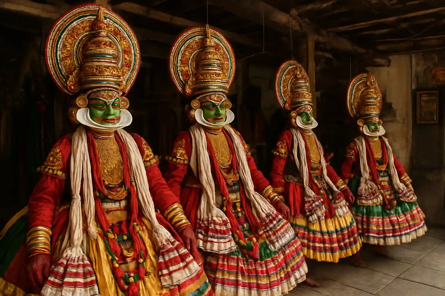 4. Kathakali Costumes - YahTrip Travel Guide