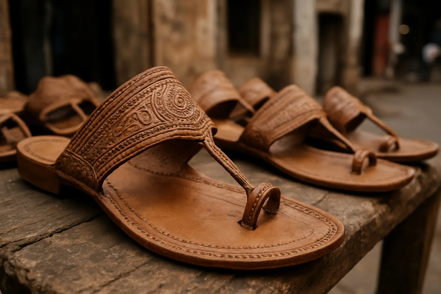 1. Kolhapuri Chappals - YahTrip Travel Guide