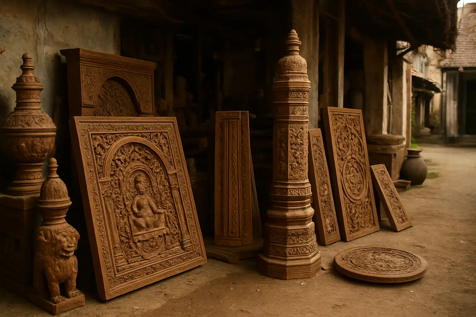 1. Wooden Artifacts - YahTrip Travel Guide