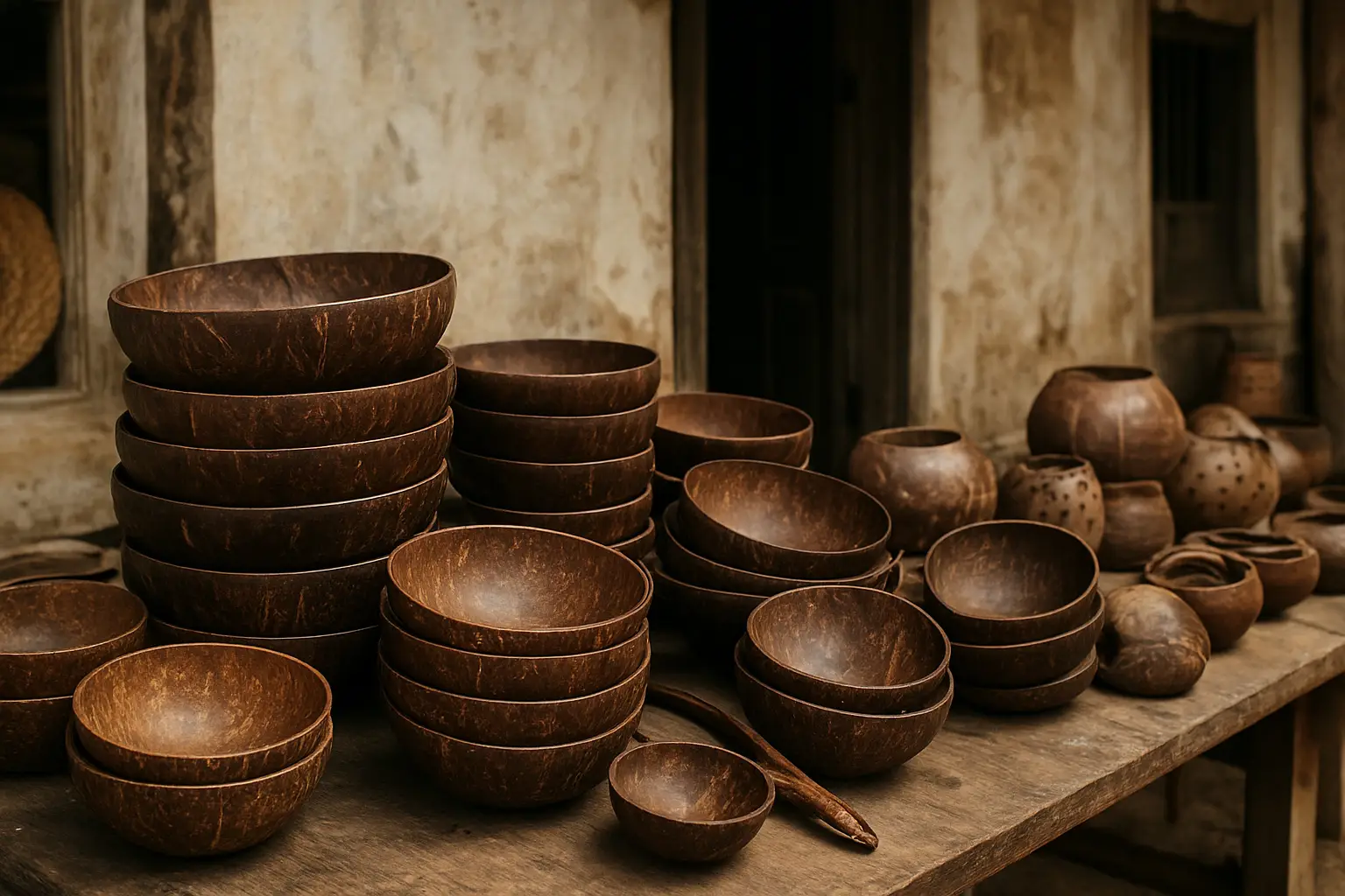 2. Coconut Shell Items - YahTrip Travel Guide